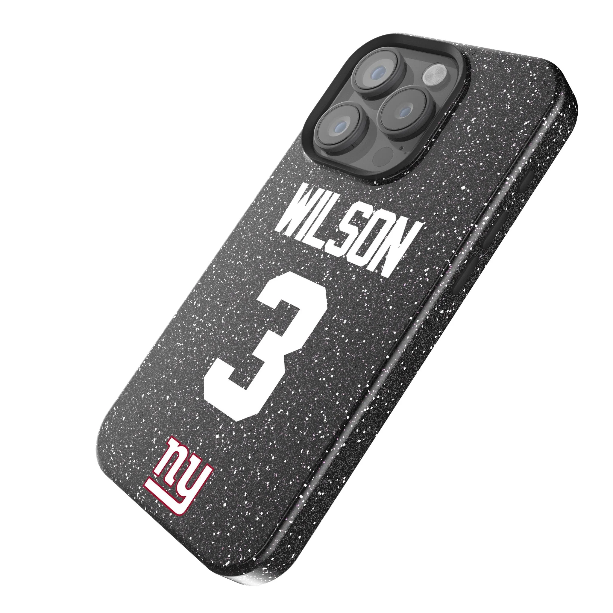 Russell Wilson New York Giants 3 Game Tactic Bling Phone Case for Apple iPhone - Image 2