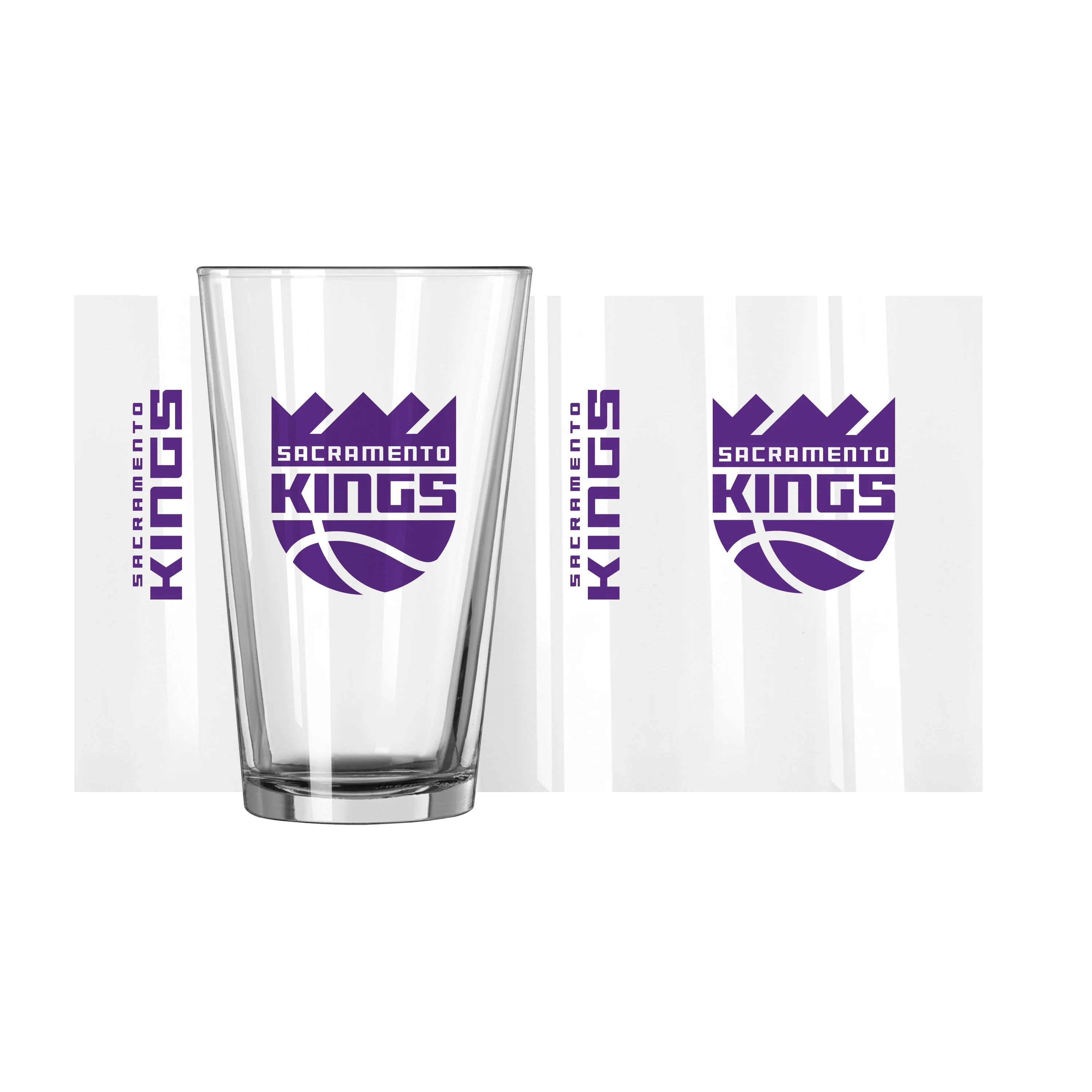 Sacramento Kings 16oz Gameday Pint Glass - Image 2