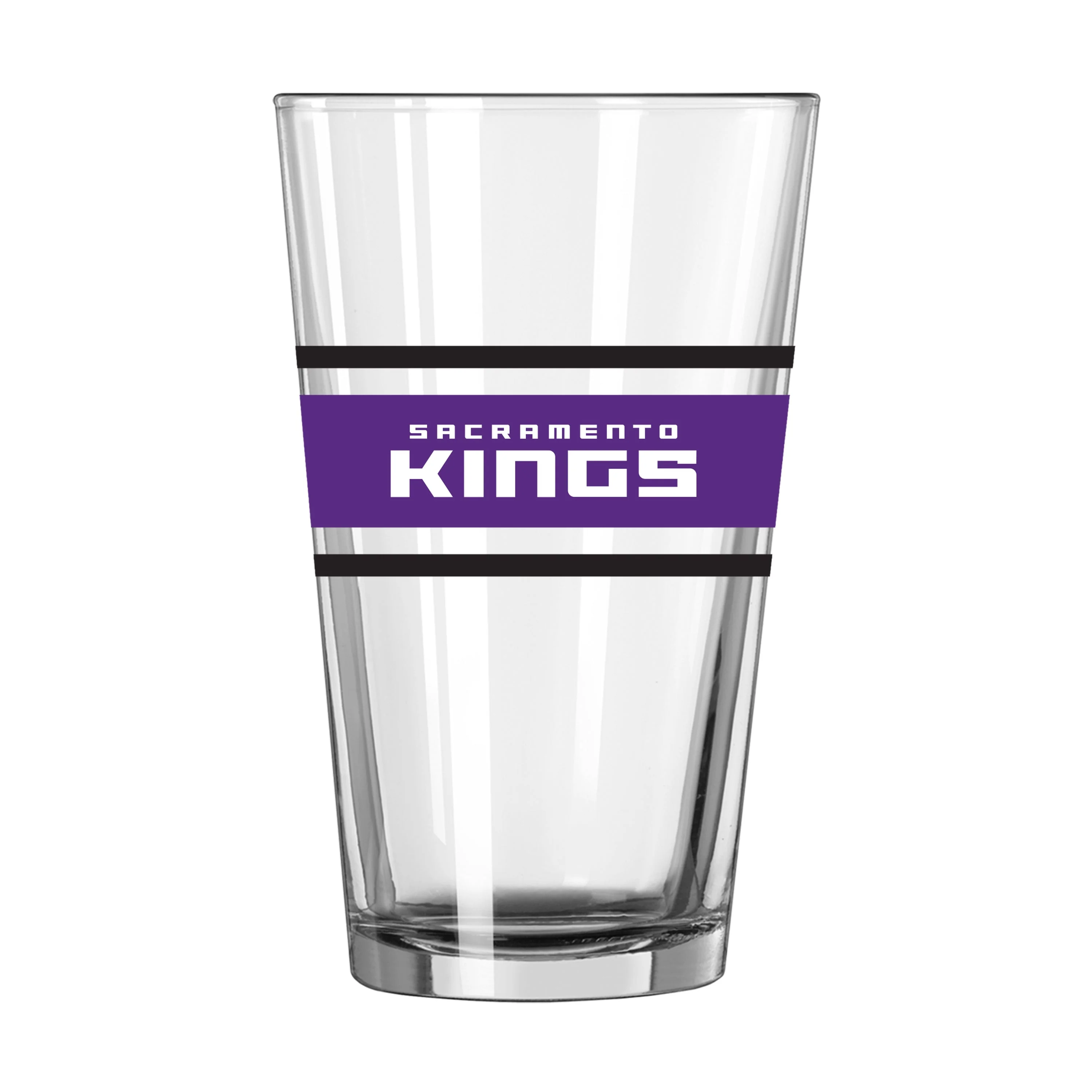 Sacramento Kings 16oz Stripe Pint Glass - Image 2