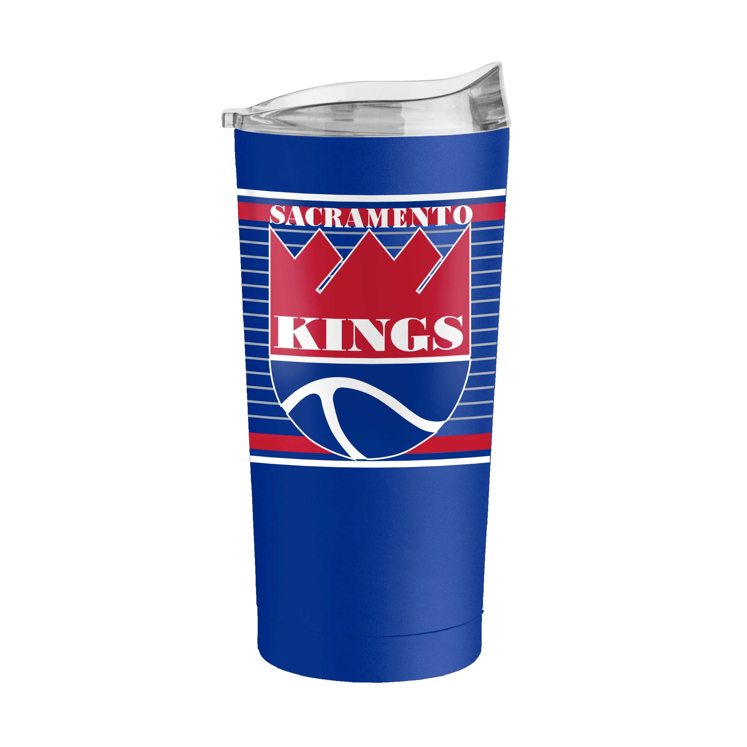Sacramento Kings 20oz Retro Stripe Powder Coat Tumbler - Image 2
