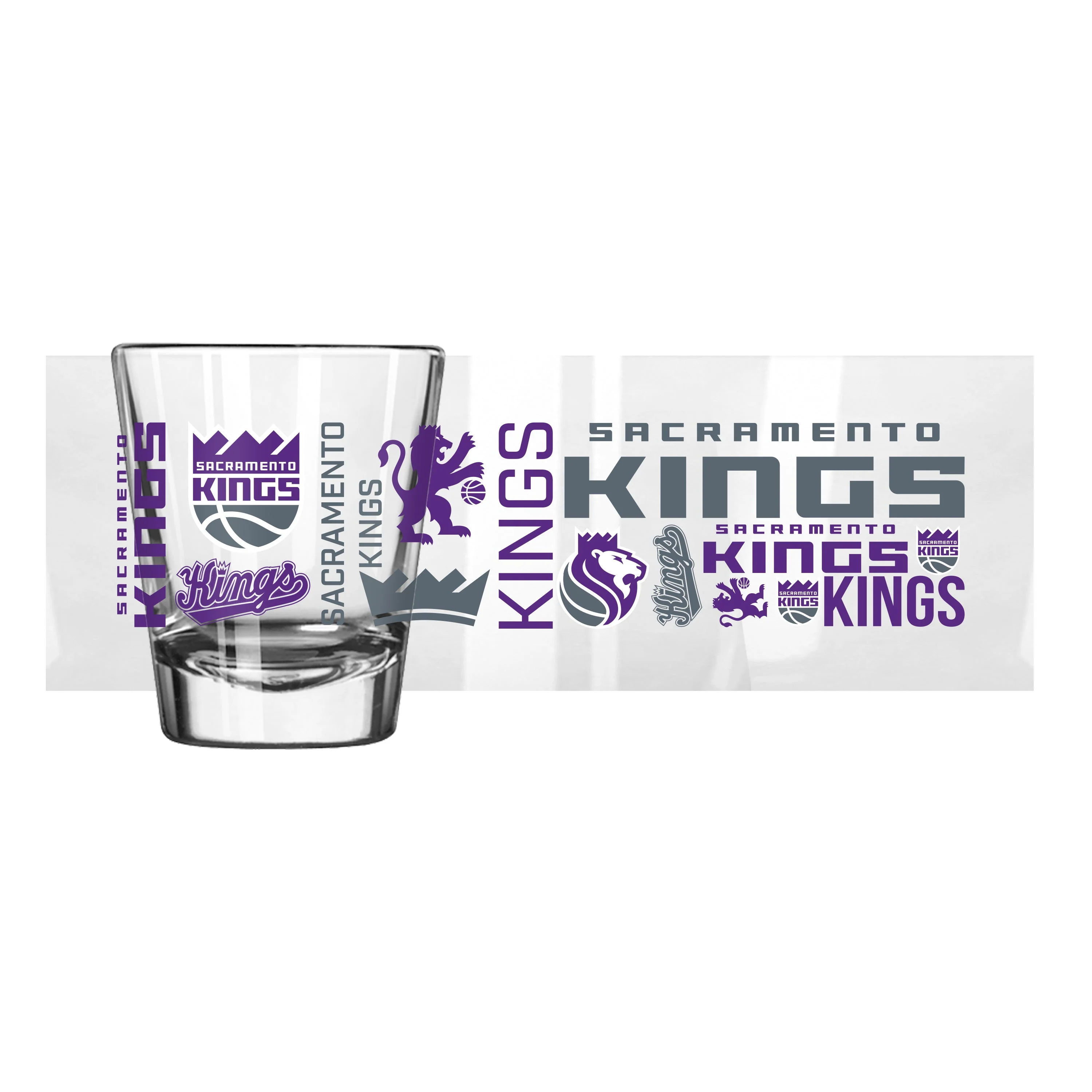 Sacramento Kings 2oz Spirit Shot Glass - Image 2