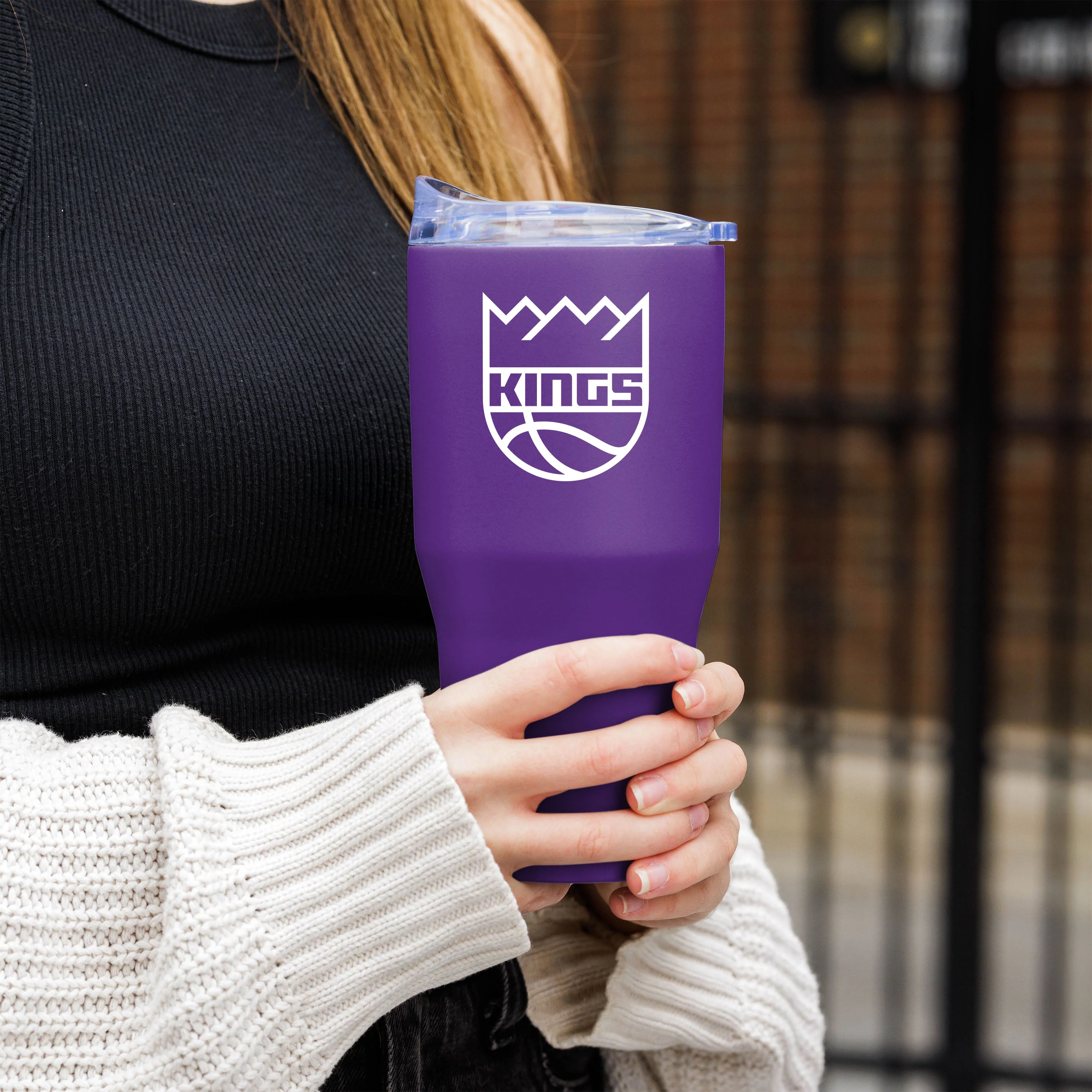 Sacramento Kings 30oz Flipside Powder Coat Tumbler - Image 5