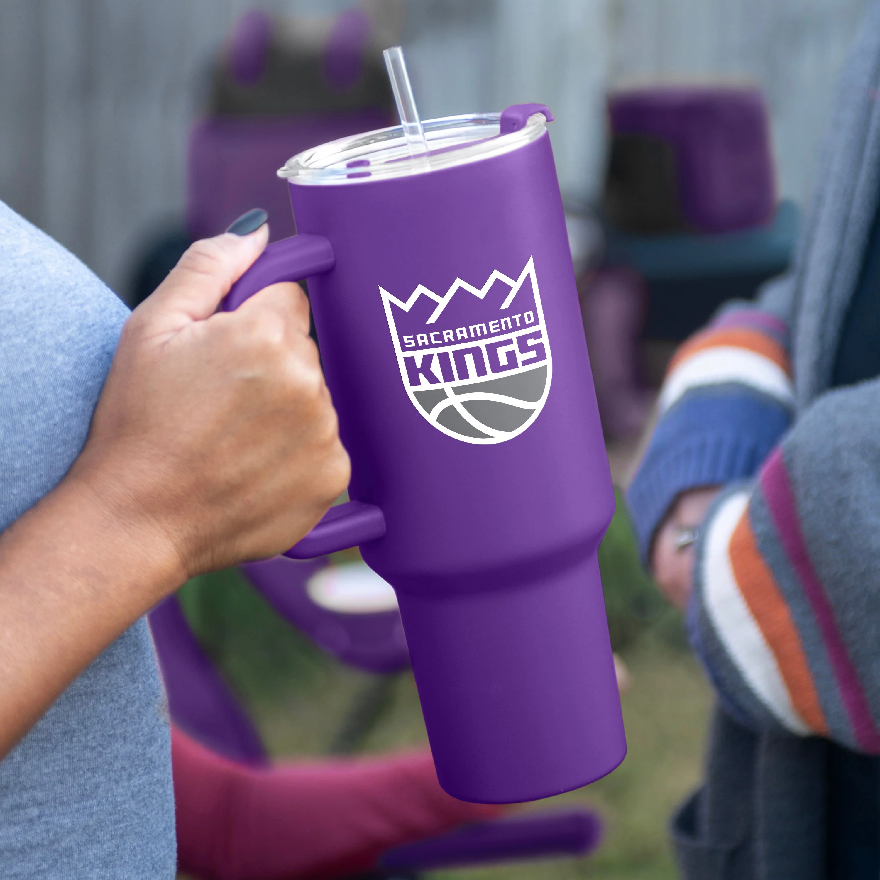 Sacramento Kings 40oz Flipside Powder Coat Tumbler - Image 2
