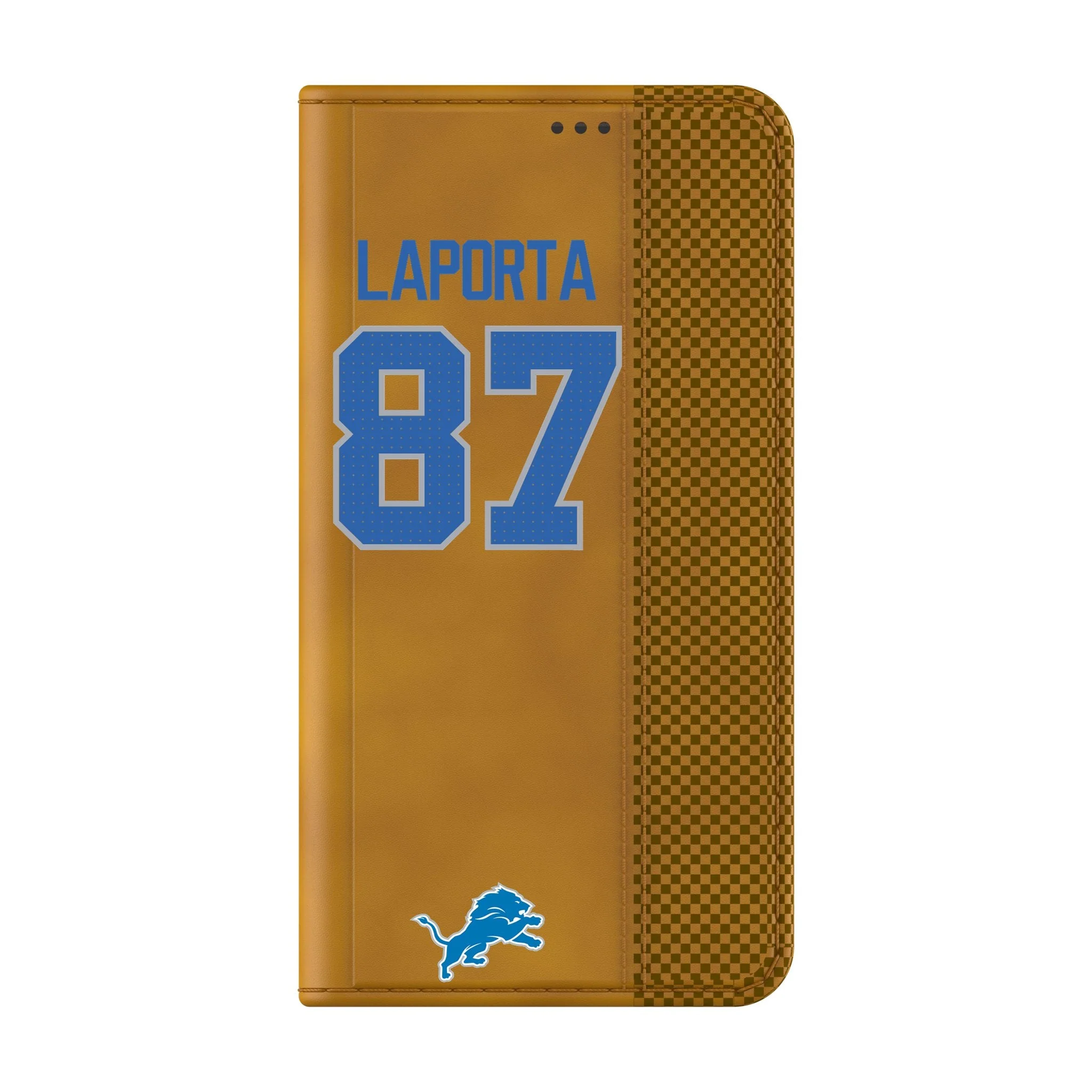 Sam LaPorta Detroit Lions 87 Game Tactic Folio Phone Case for Samsung Galaxy - Image 2