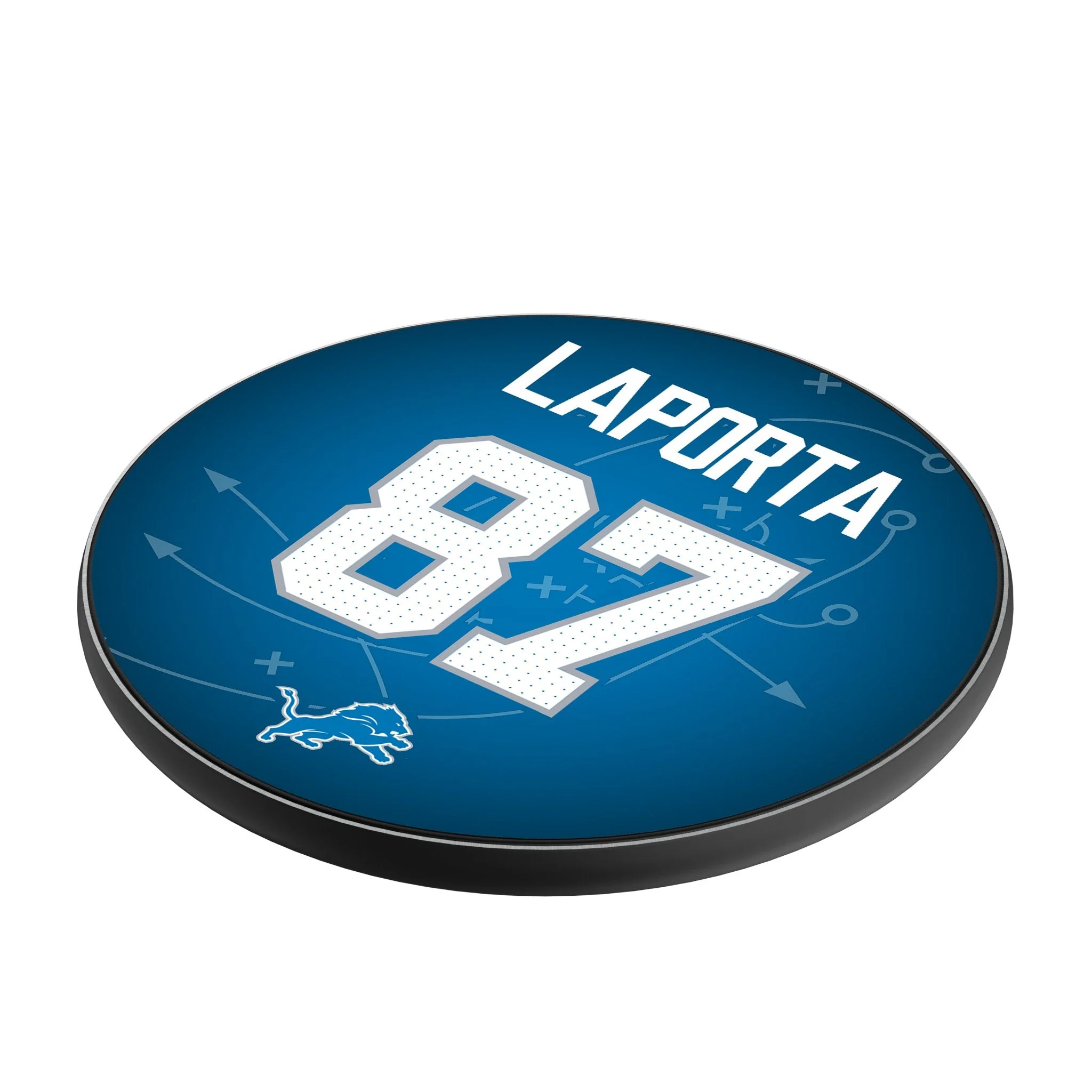 Sam LaPorta Detroit Lions 87 Ready 15-Watt Wireless Charger - Image 2