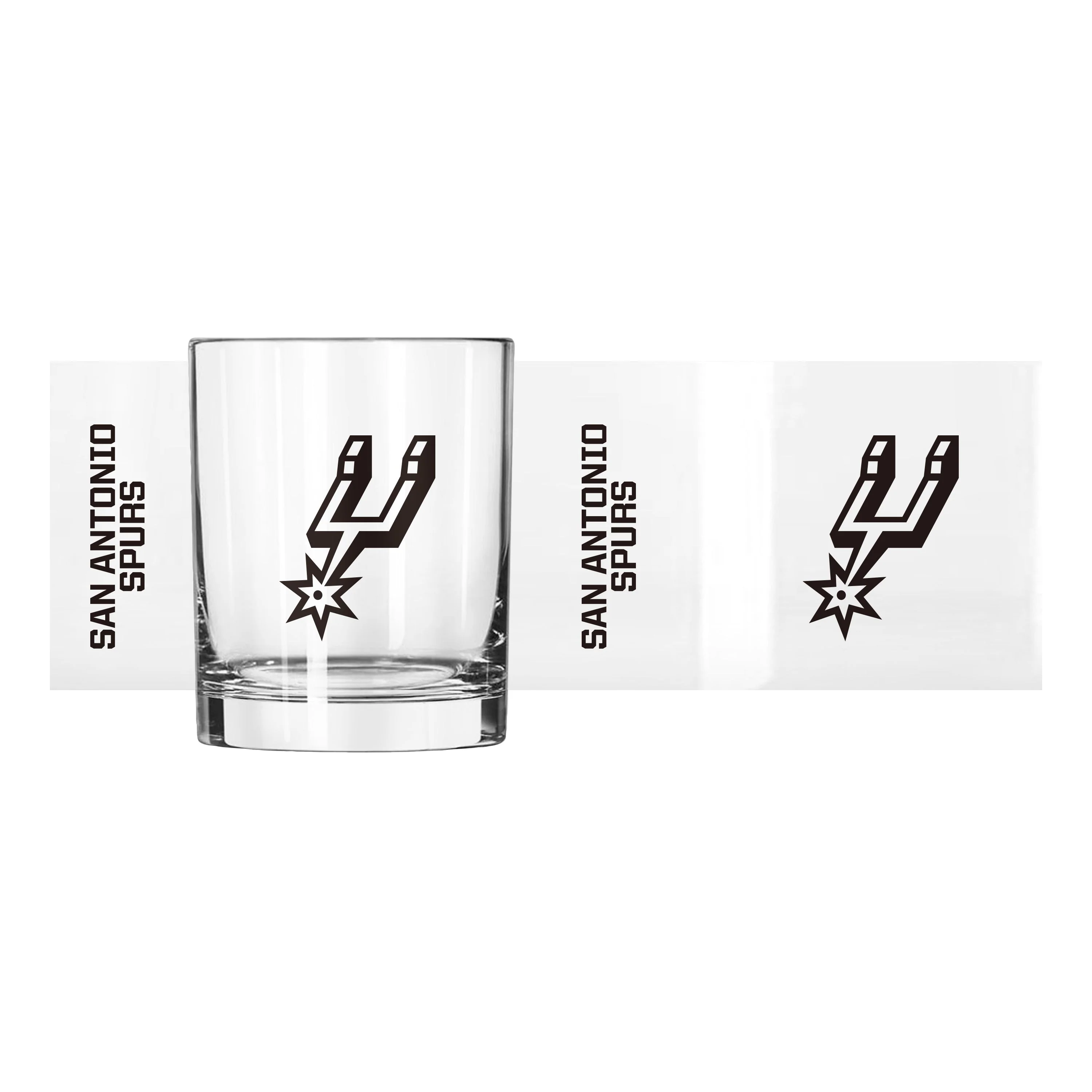 San Antonio Spurs 14oz Gameday Rocks Glass - Image 2