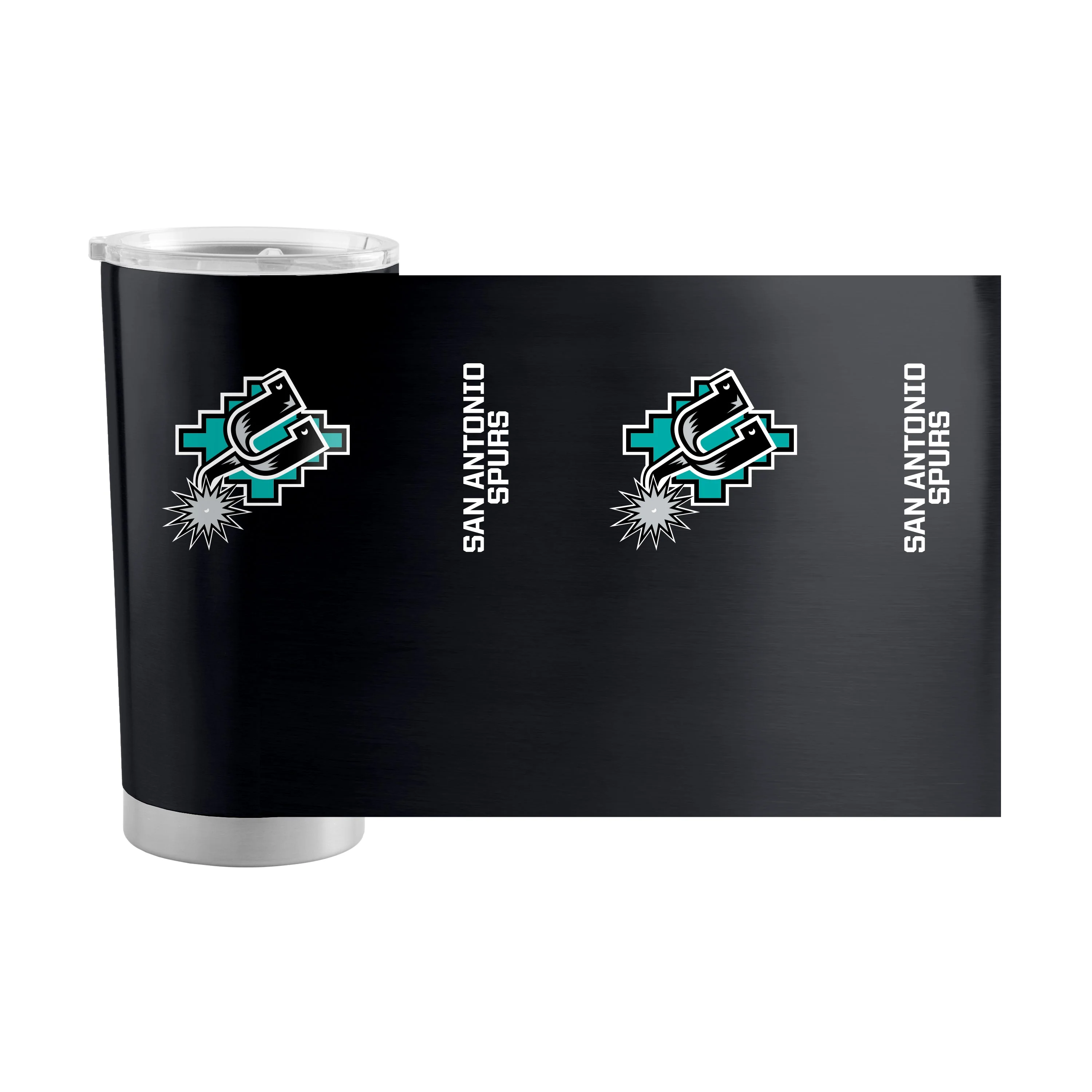 San Antonio Spurs 20oz HWC Gameday Stainless Steel Tumbler - Image 2