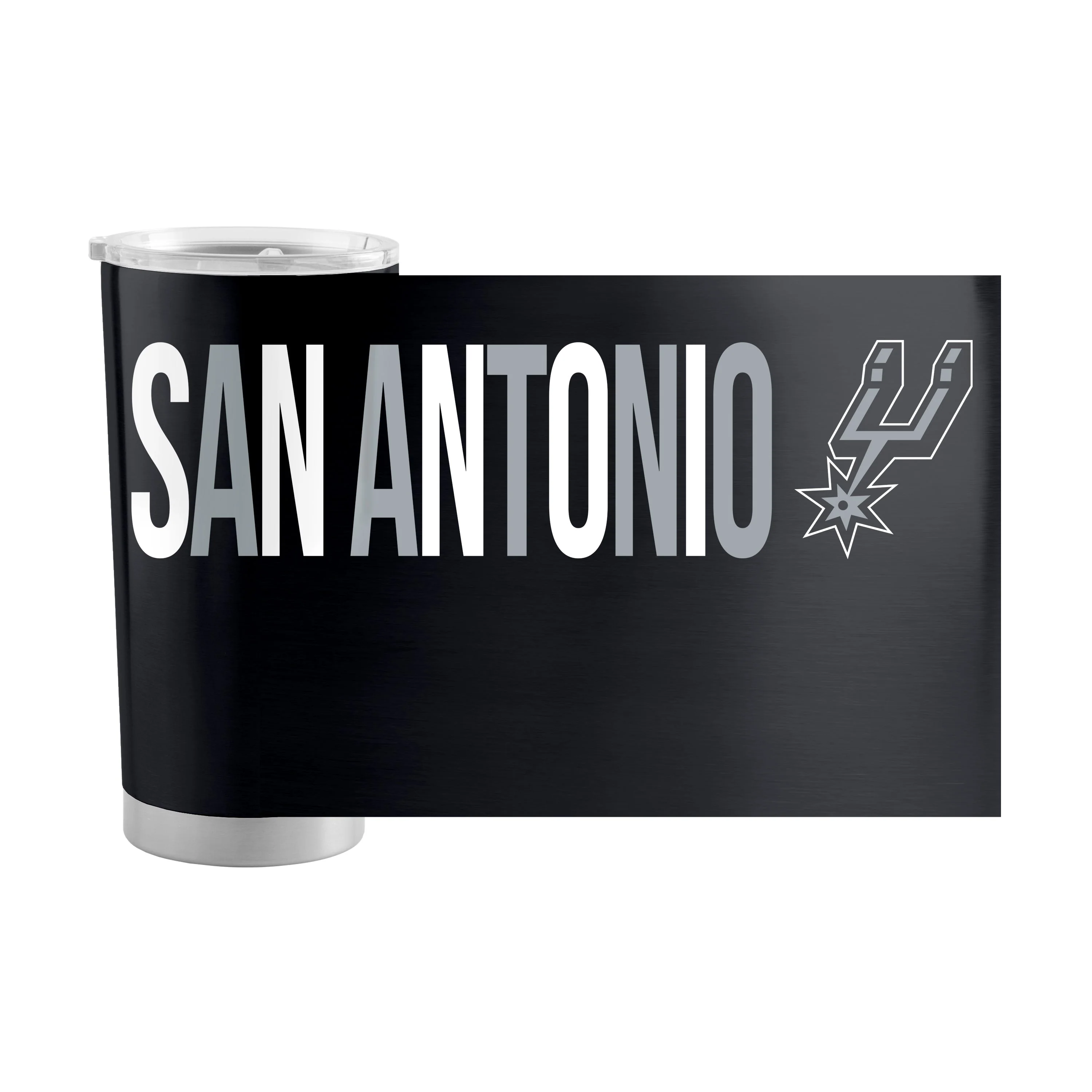 San Antonio Spurs 20oz Overtime Stainless Tumbler - Image 2