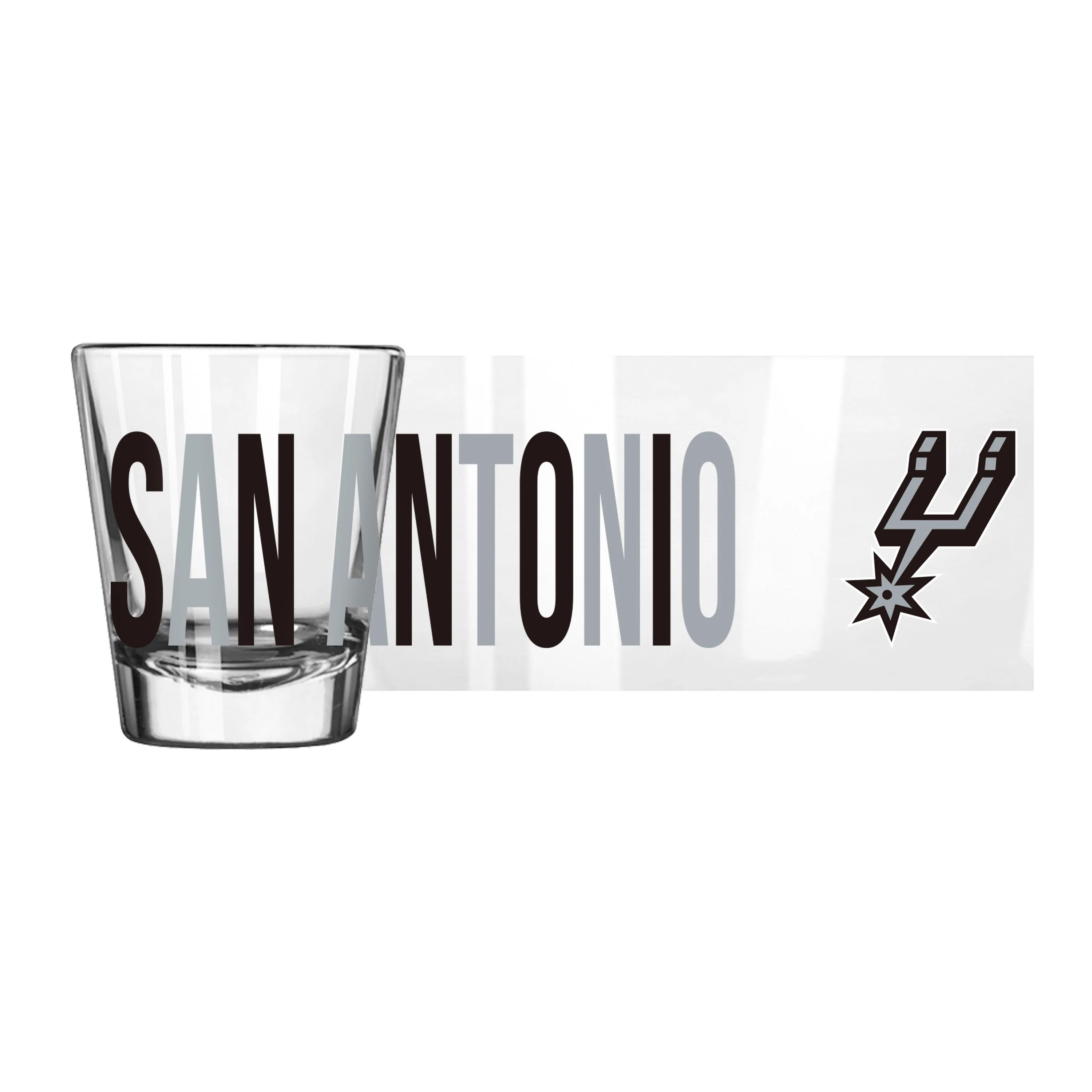 San Antonio Spurs 2oz Overtime Shot Glass - Image 2