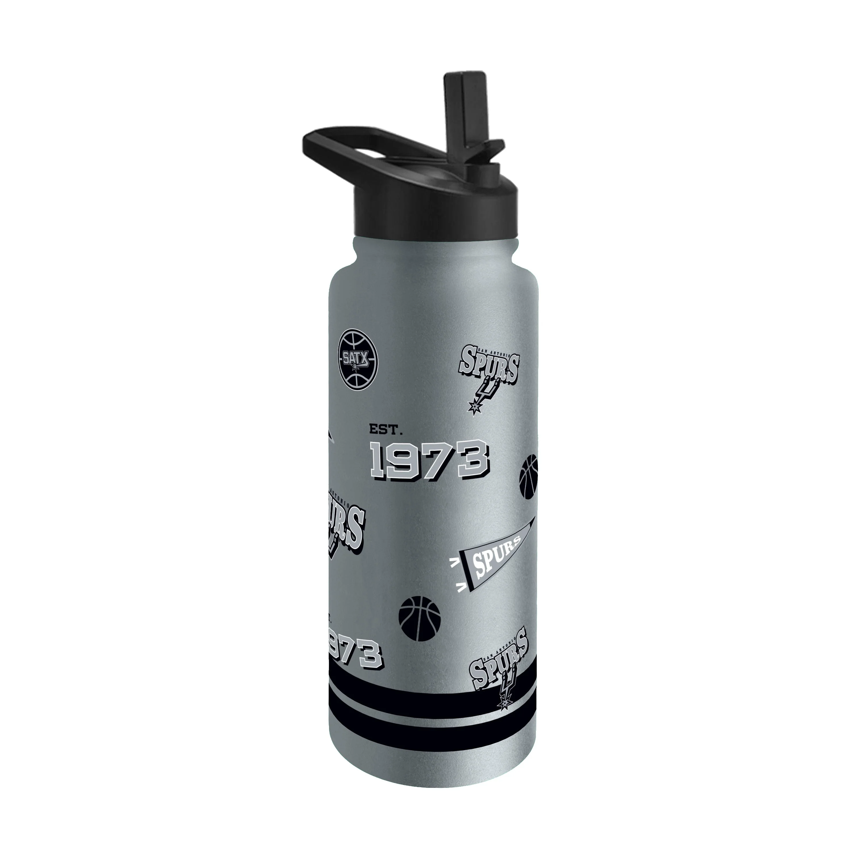 San Antonio Spurs 34oz Native Quencher Bottle - Image 2