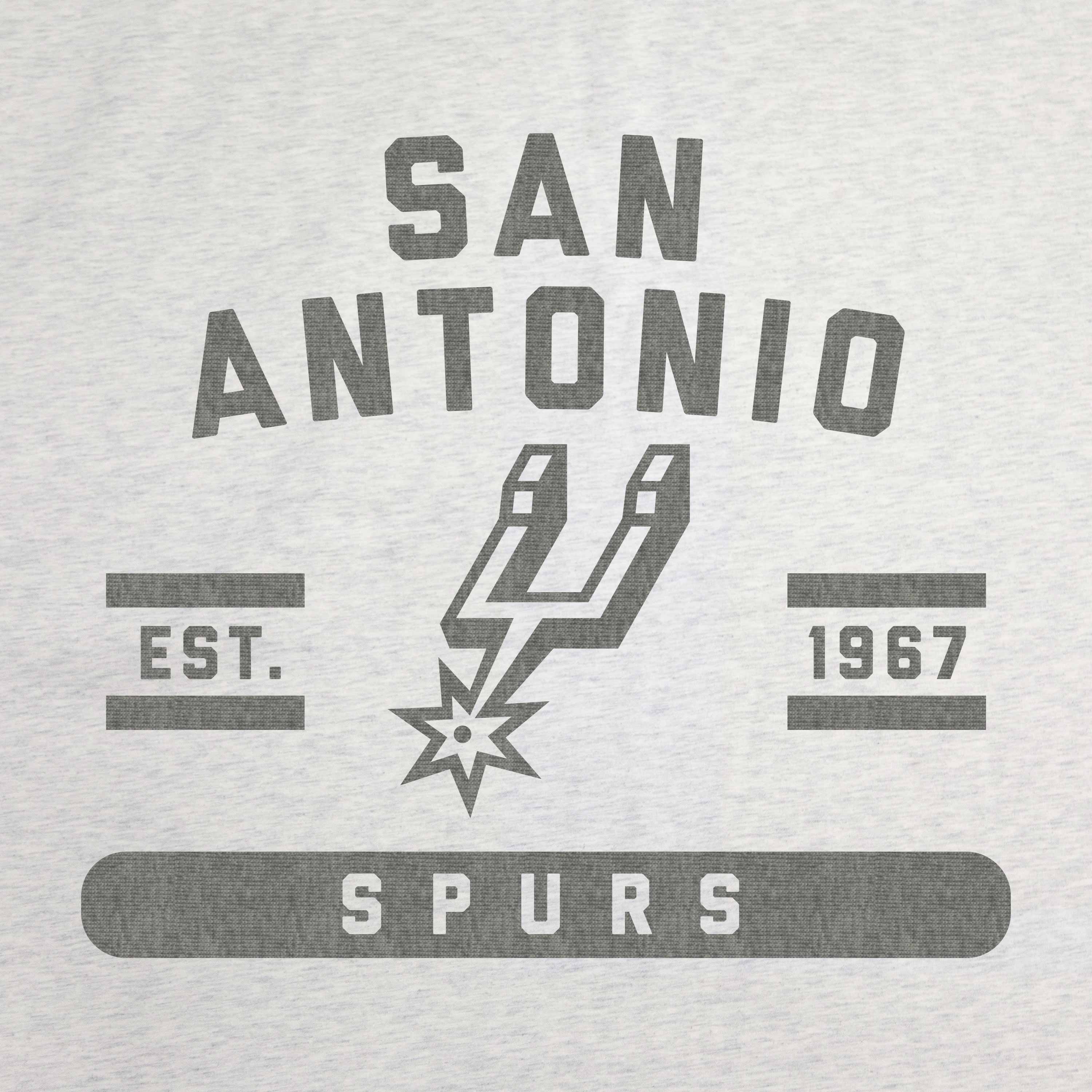 San Antonio Spurs Oatmeal Sweatshirt Blanket - Image 2