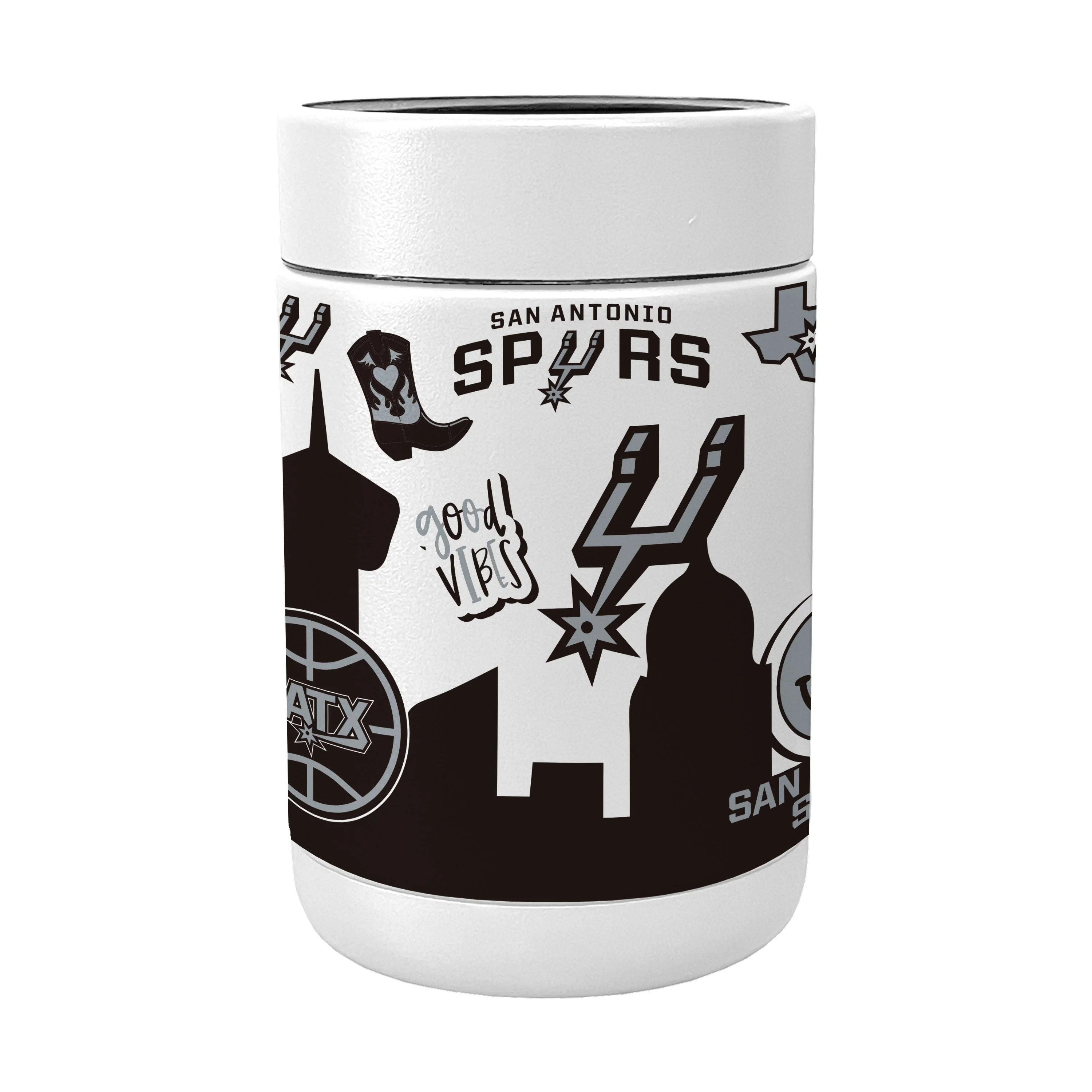 San Antonio Spurs Powder Native Coat Coolie - Image 2