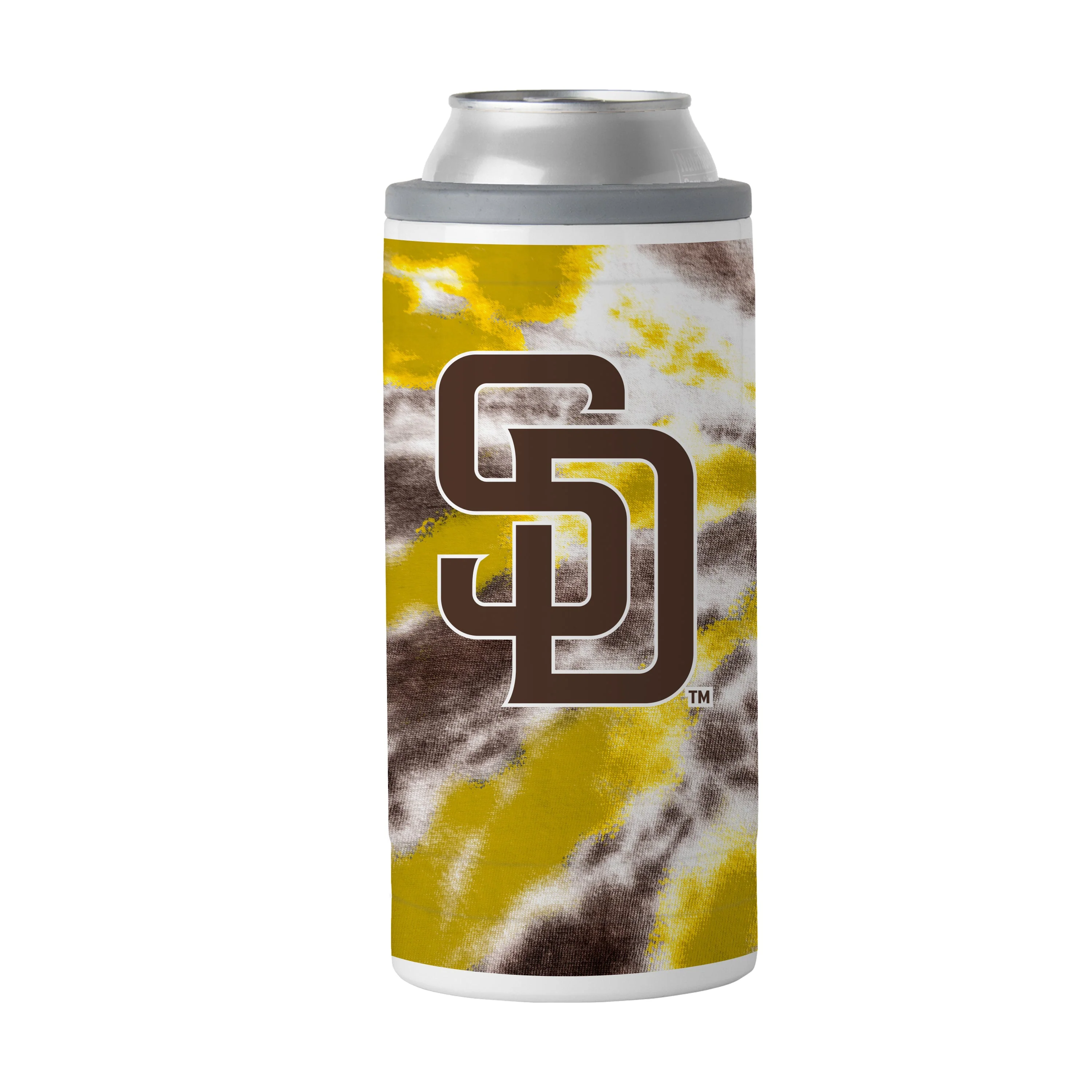 San Diego Padres 12oz Tie Dye Slim Can Coolie - Image 2