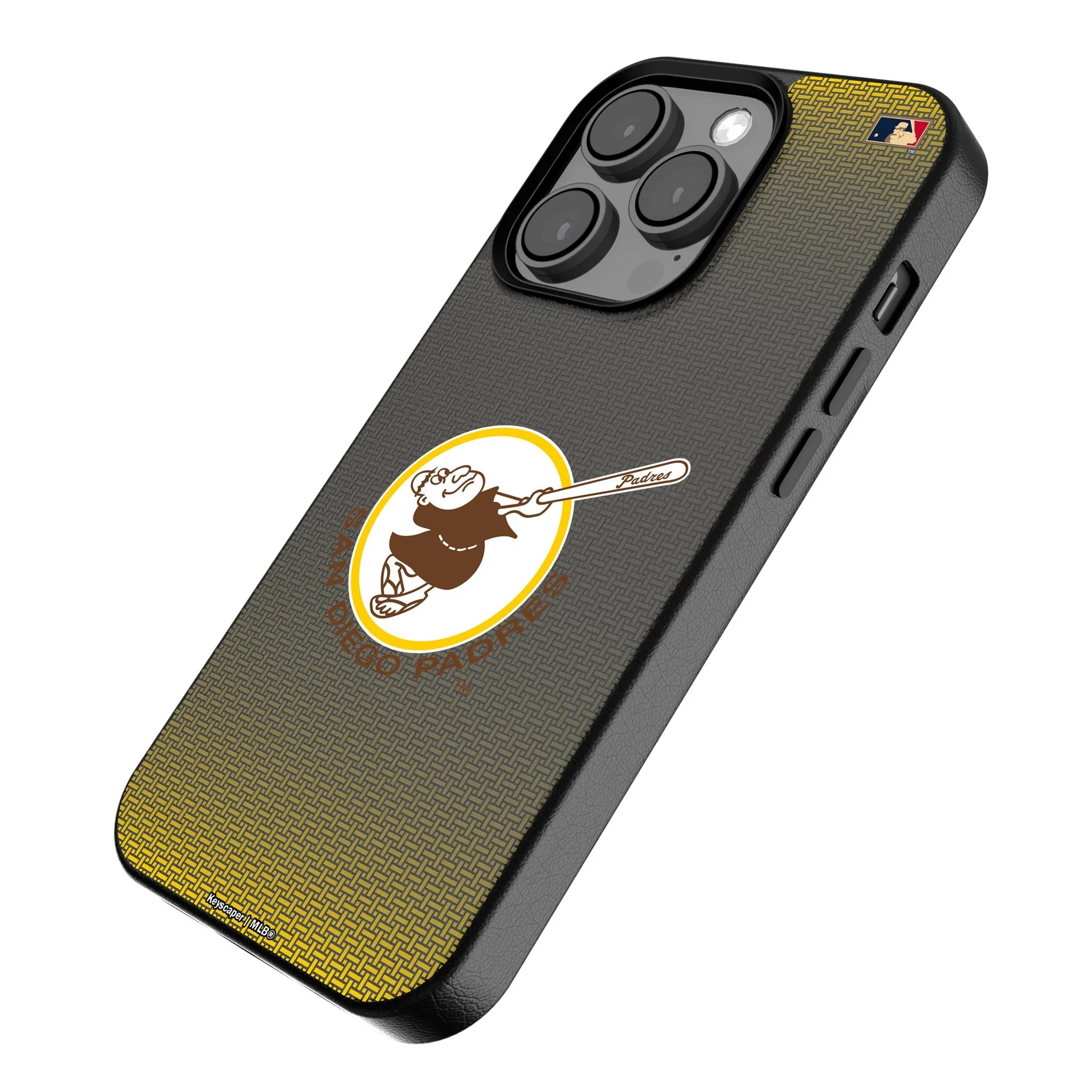 San Diego Padres 1969-1984 - Cooperstown Collection Linen MagSafe Compatible Phone Case for Apple iPhone - Image 2