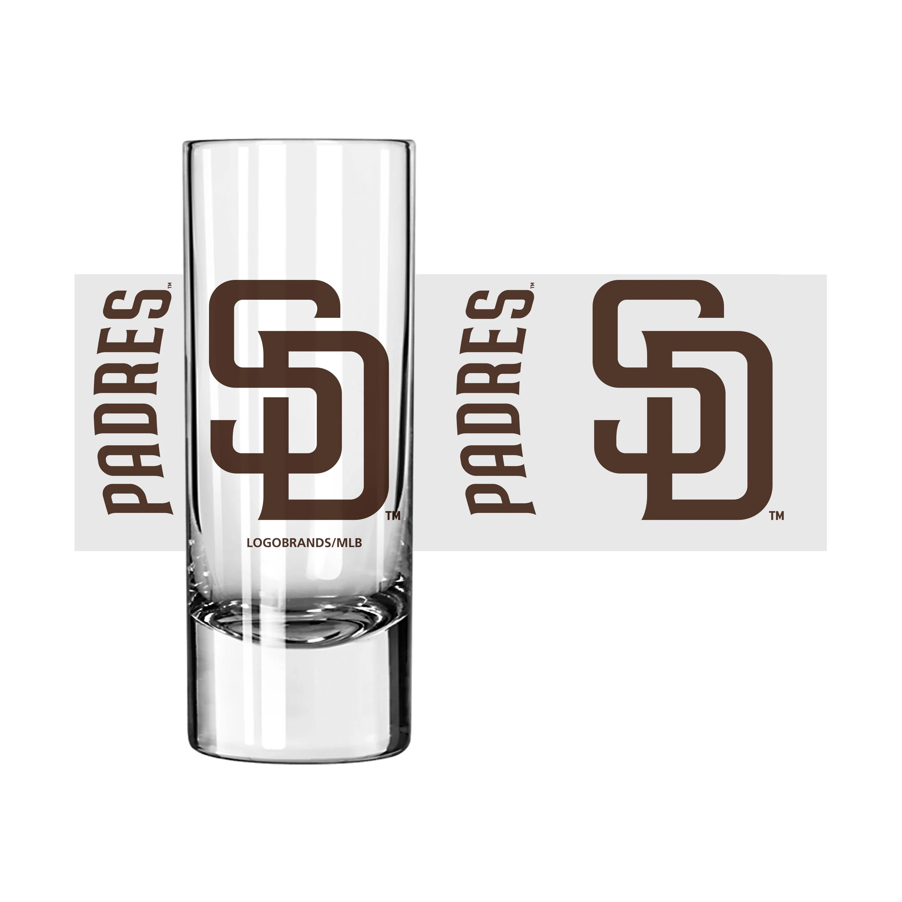 San Diego Padres 2.5oz Gameday Shooter Glass - Image 2