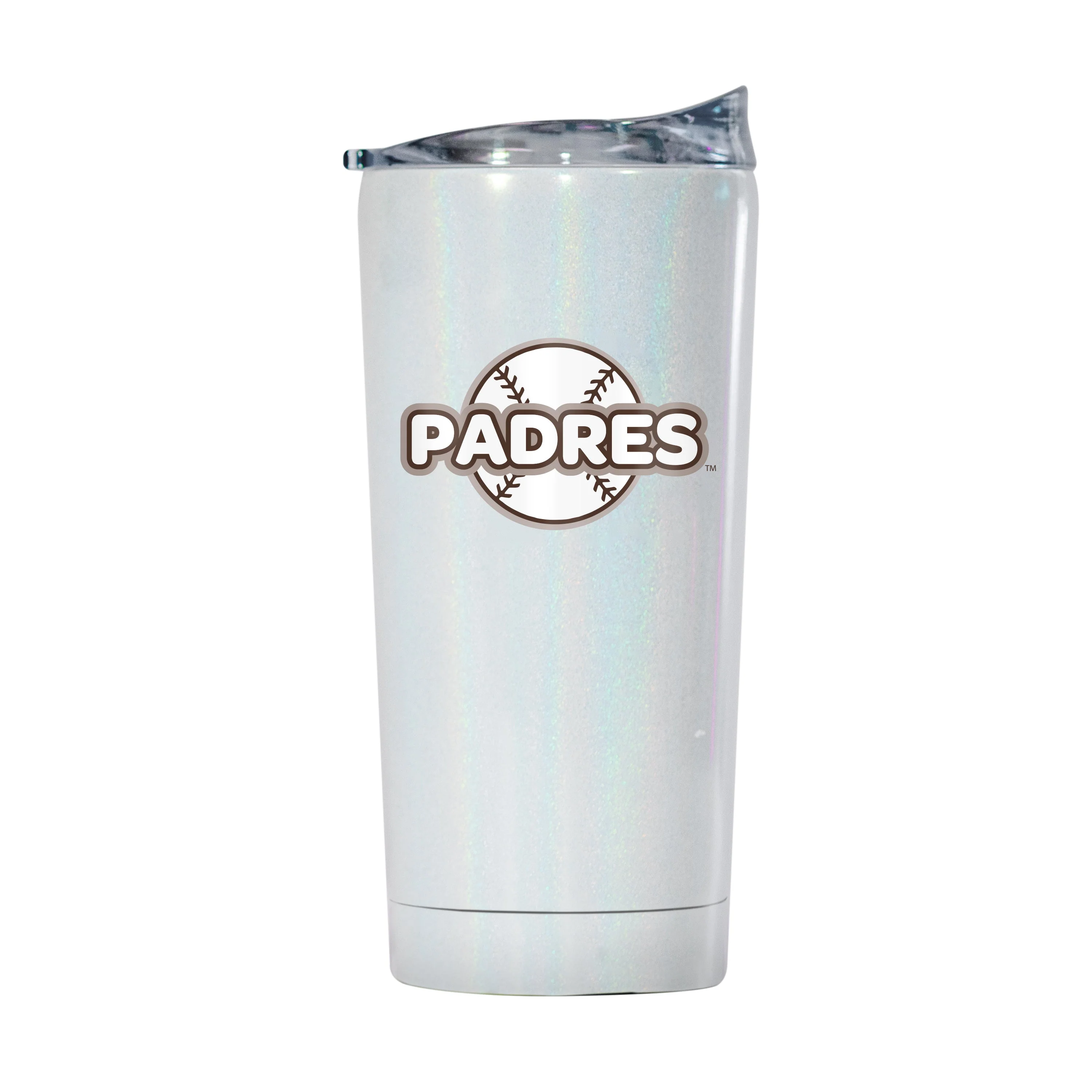 San Diego Padres 20oz Bubble Iridescent Tumbler - Image 2
