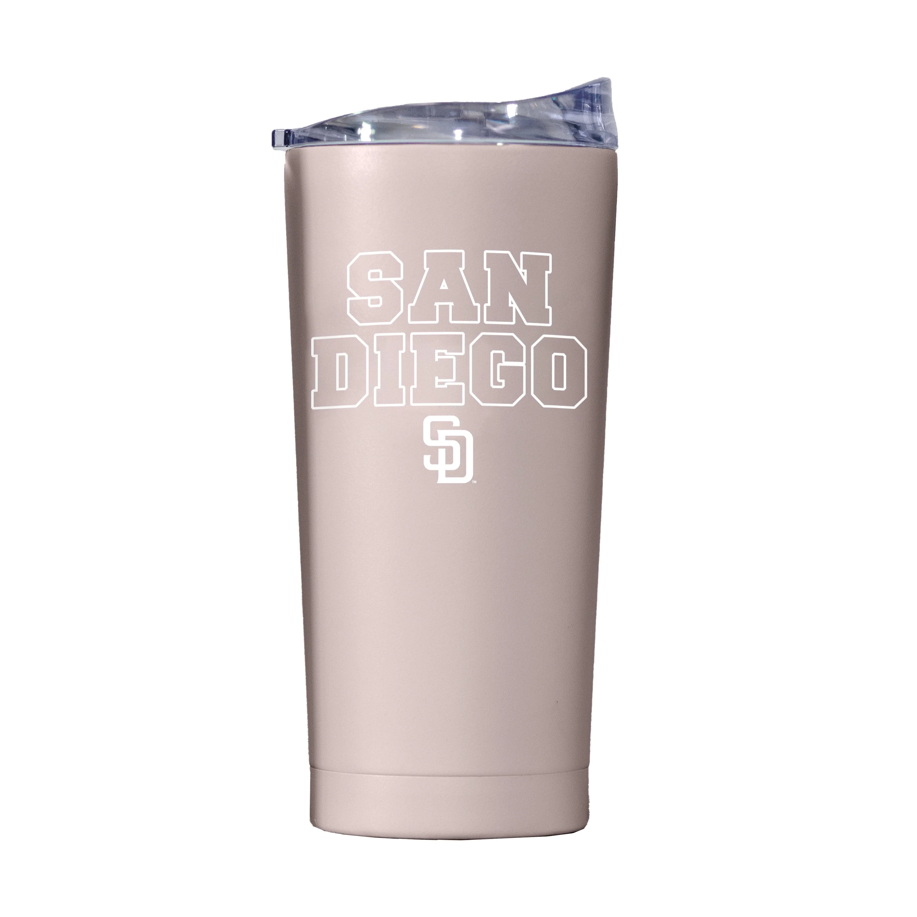 San Diego Padres 20oz Stencil Powder Coat Tumbler