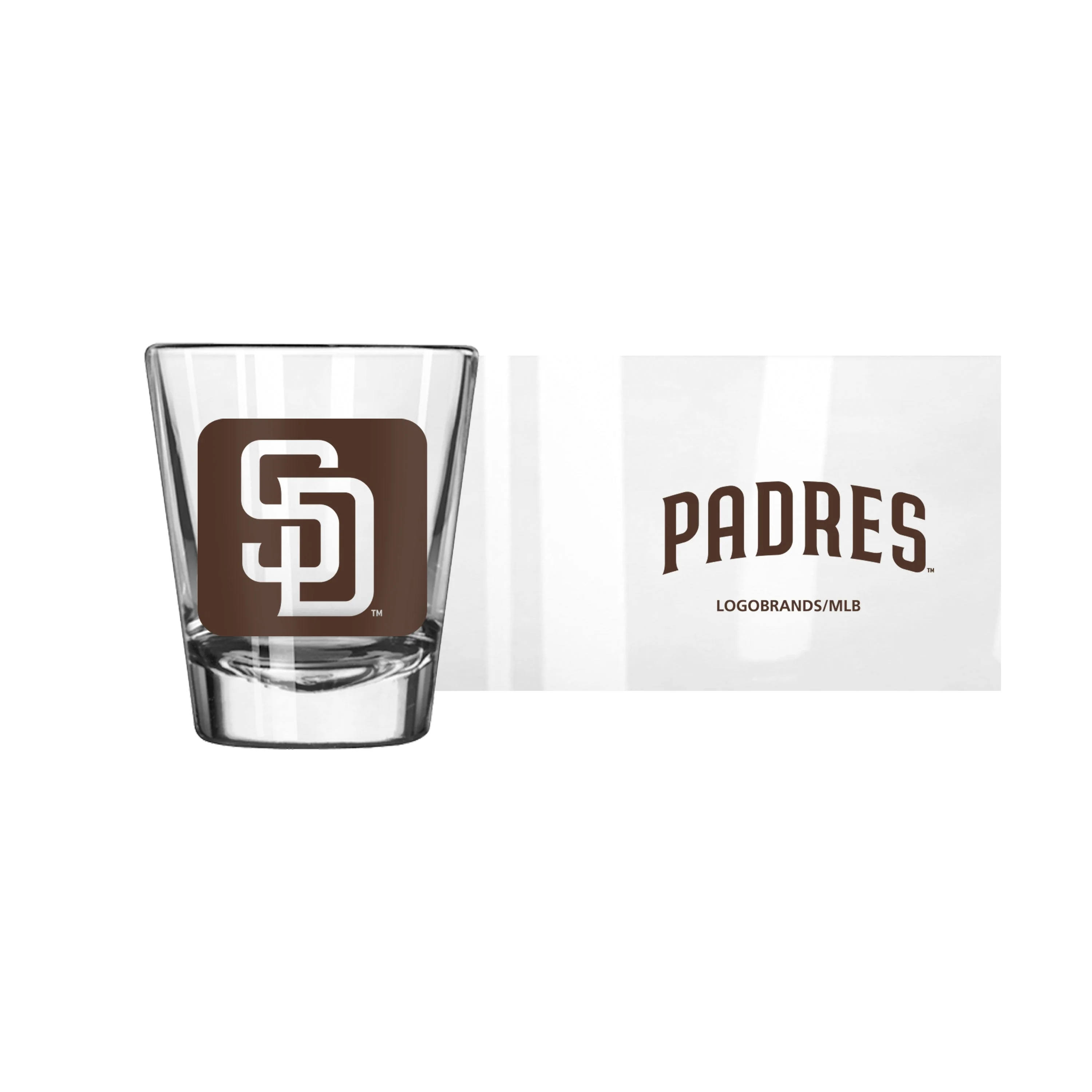 San Diego Padres 2oz Cube Shot Glass - Image 2