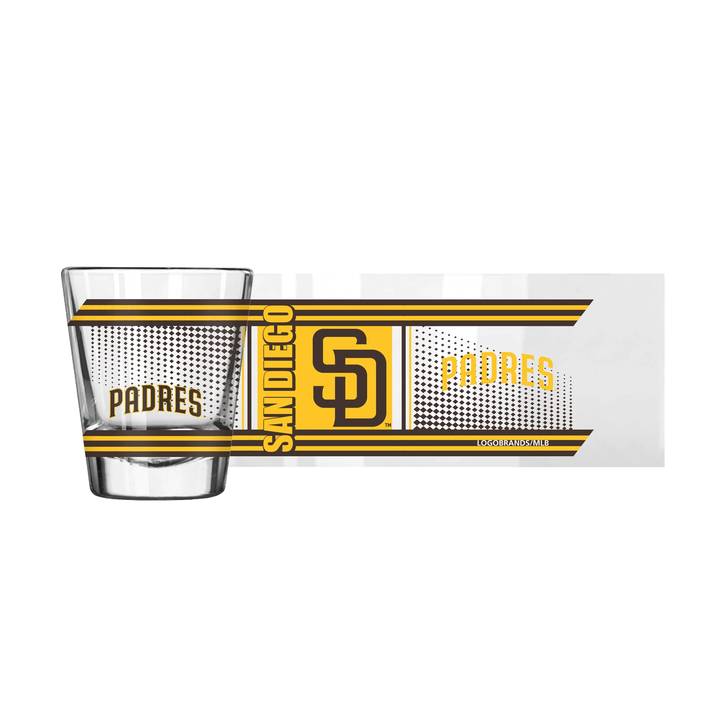 San Diego Padres 2oz Hero Shot Glass - Image 2
