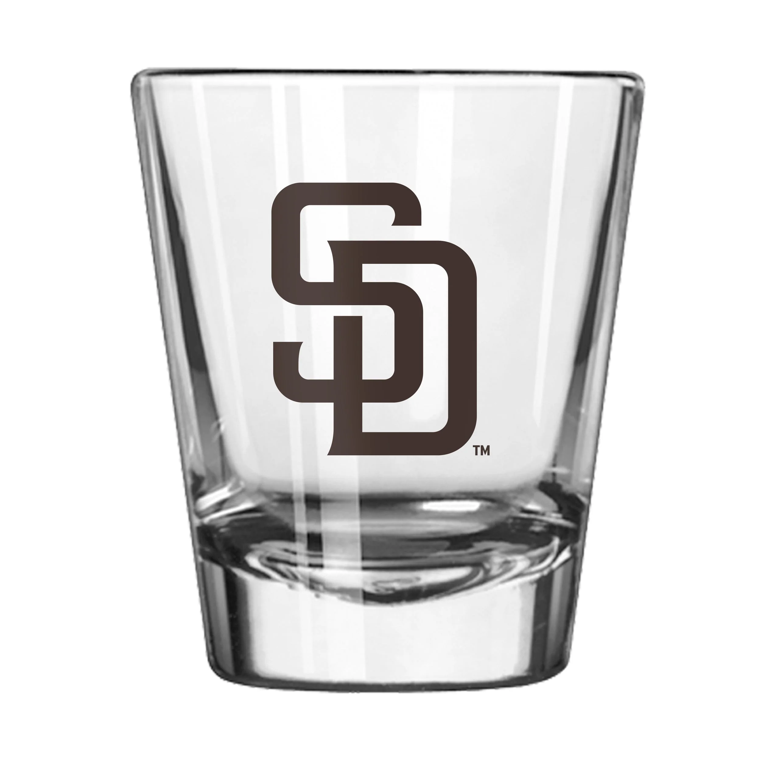 San Diego Padres 2oz Letterman Shot Glass - Image 2