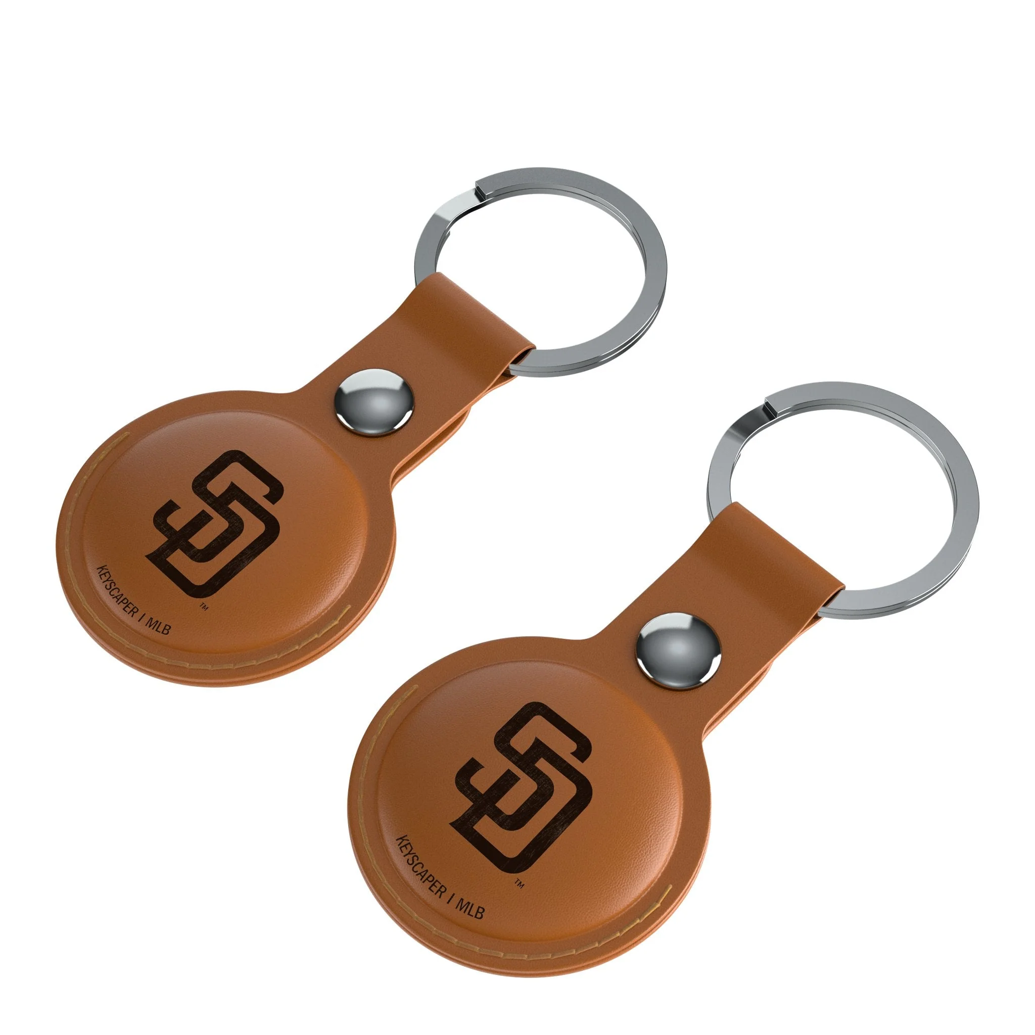 San Diego Padres Burn Brown Airtag Holder 2-Pack - Image 3