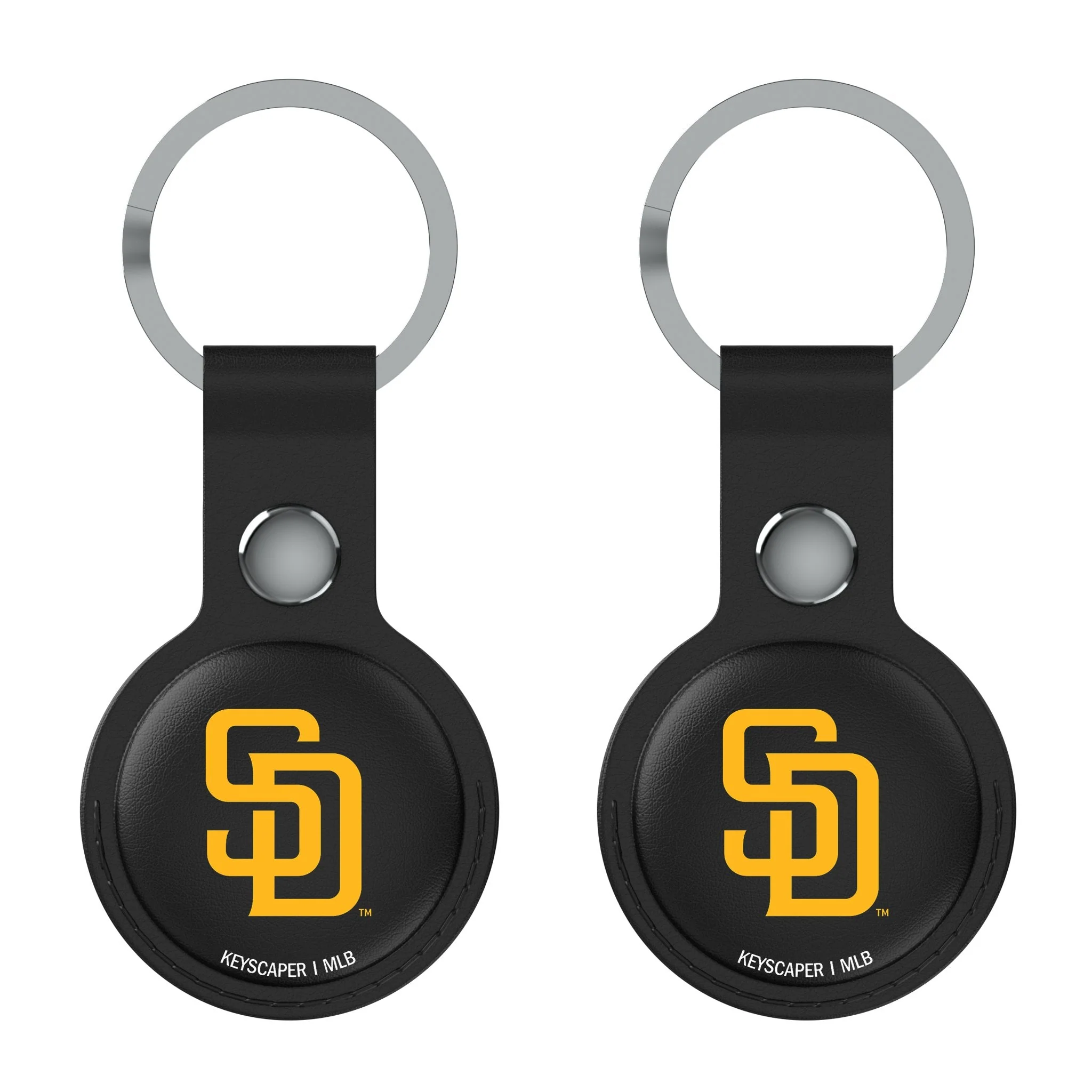San Diego Padres Insignia Black Airtag Holder 2-Pack - Image 2