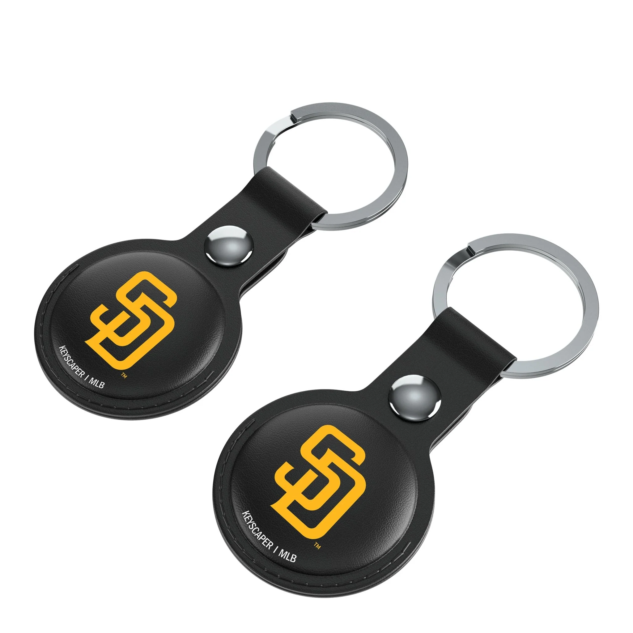 San Diego Padres Insignia Black Airtag Holder 2-Pack - Image 3