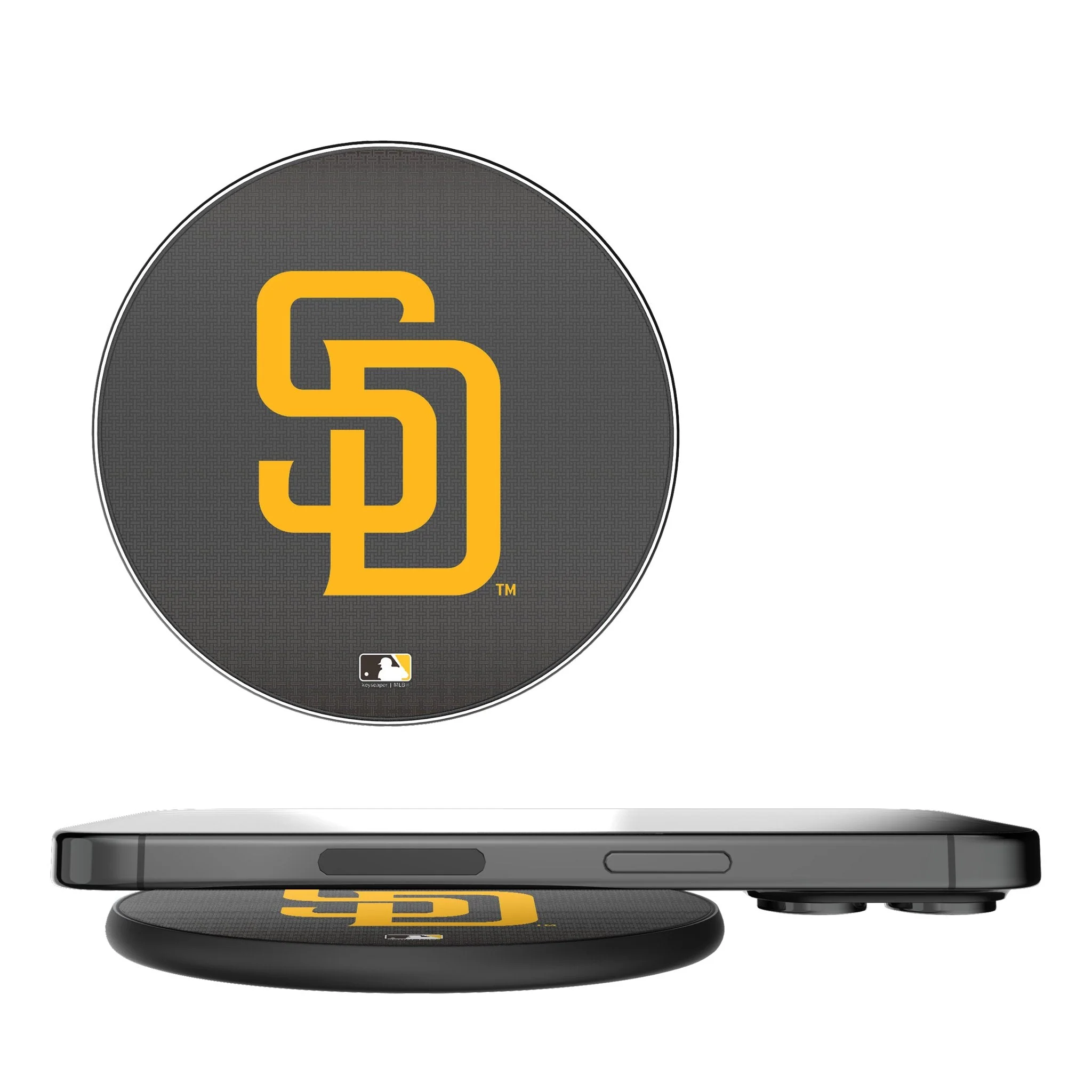 San Diego Padres Linen 15-Watt Wireless Charger