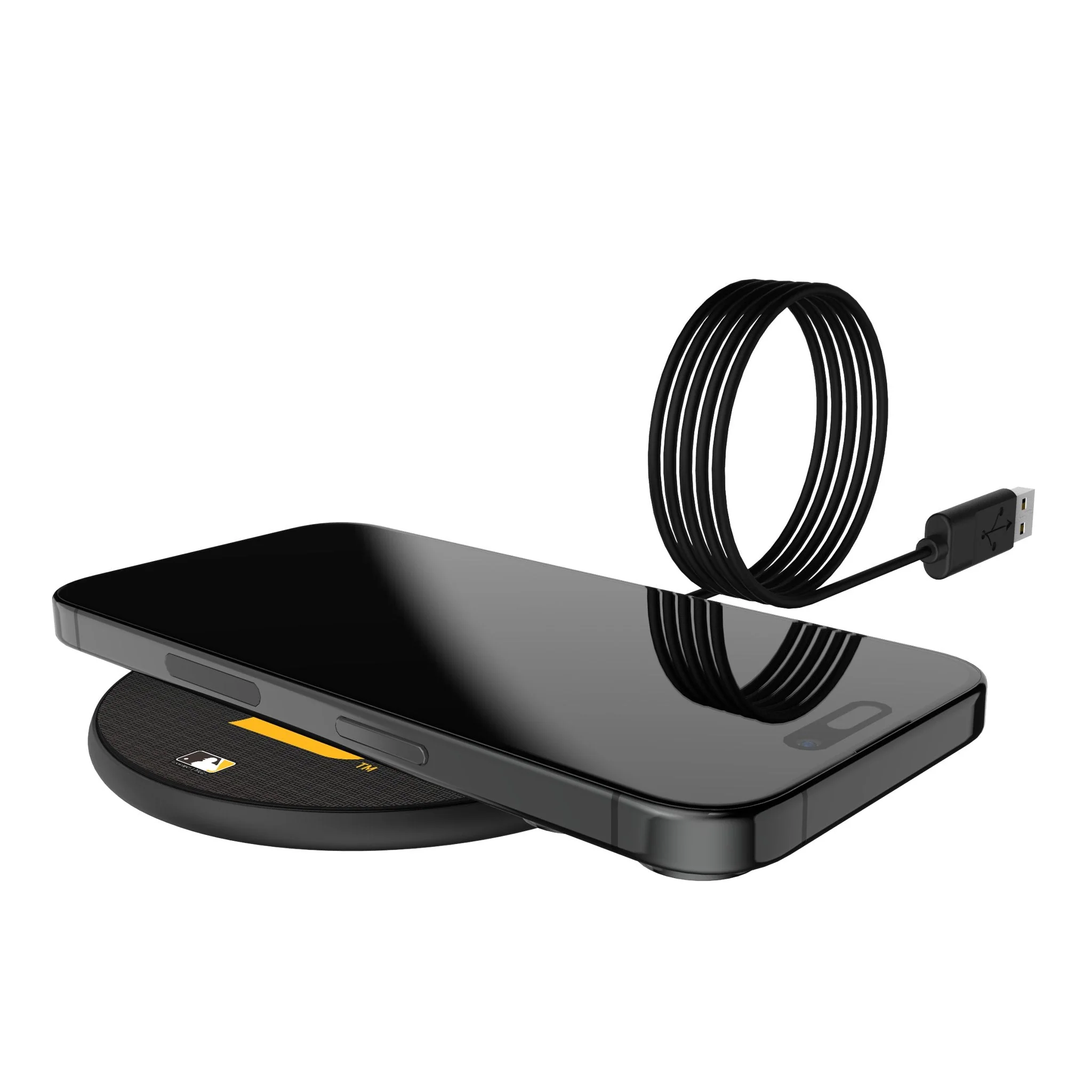 San Diego Padres Linen 15-Watt Wireless Charger - Image 5