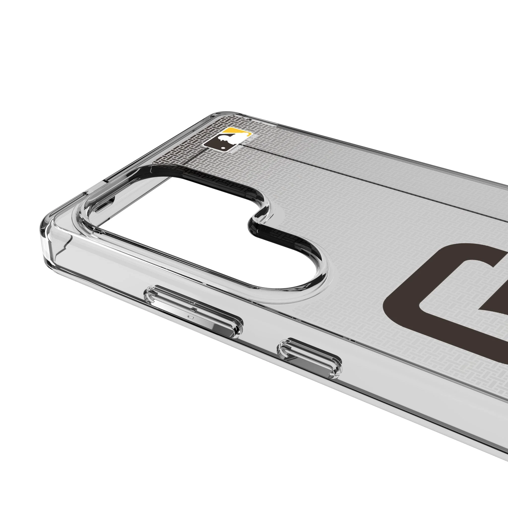 San Diego Padres Linen Clear Phone Case for Samsung Galaxy - Image 3