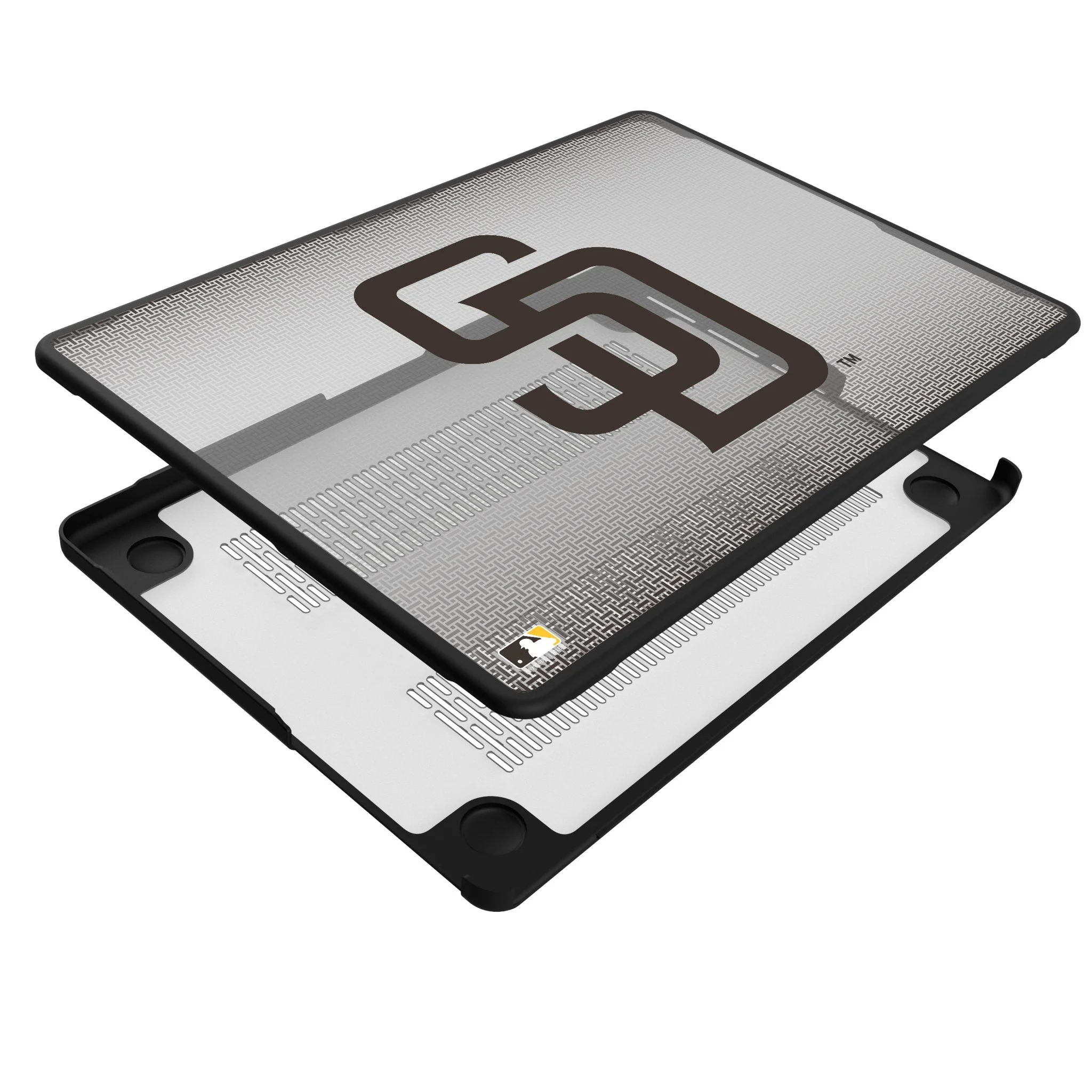 San Diego Padres Linen Laptop Case for Apple MacBook - Image 4