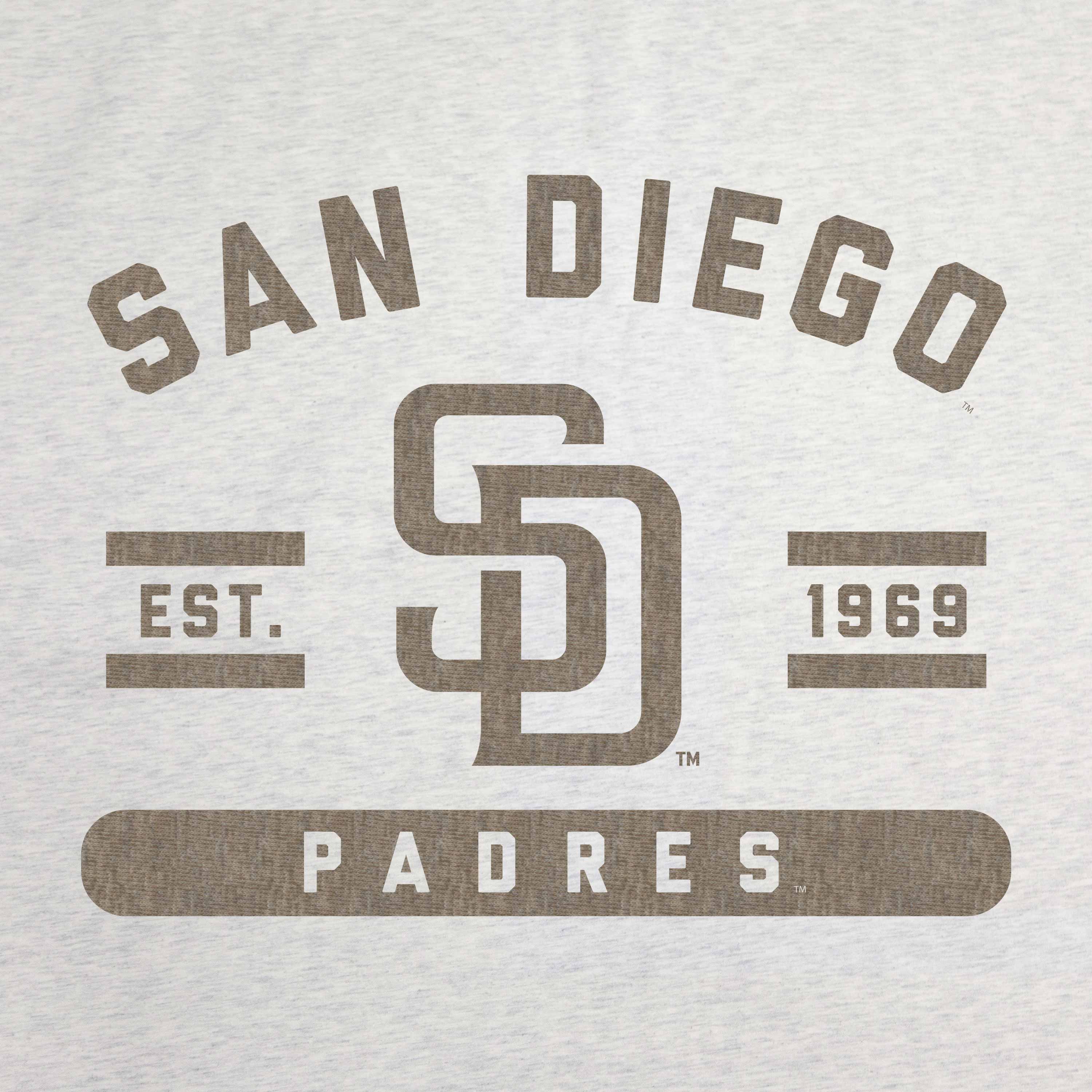 San Diego Padres Oatmeal Sweatshirt Blanket - Image 2