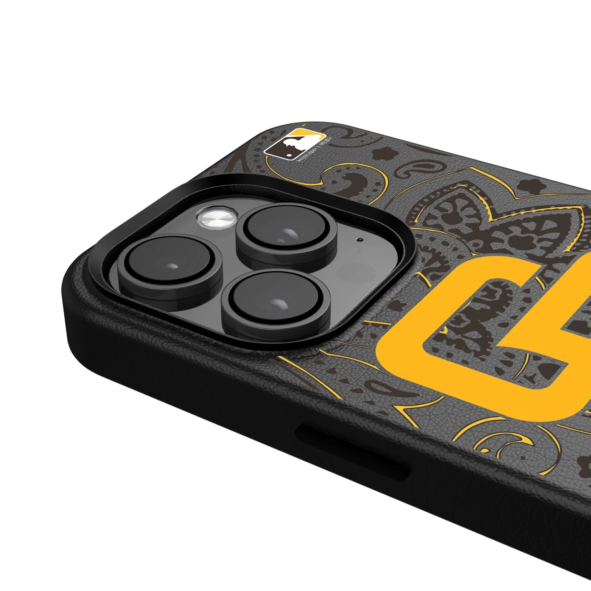 San Diego Padres Paisley MagSafe Compatible Phone Case for Apple iPhone - Image 4
