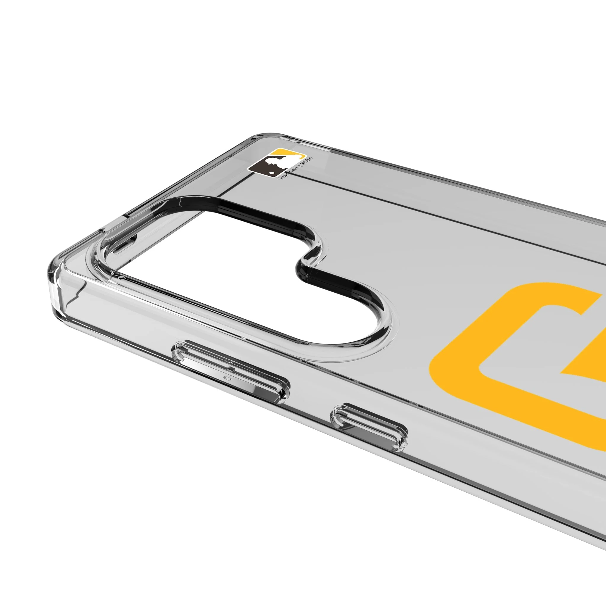 San Diego Padres Text Backdrop Clear Phone Case for Samsung Galaxy - Image 3