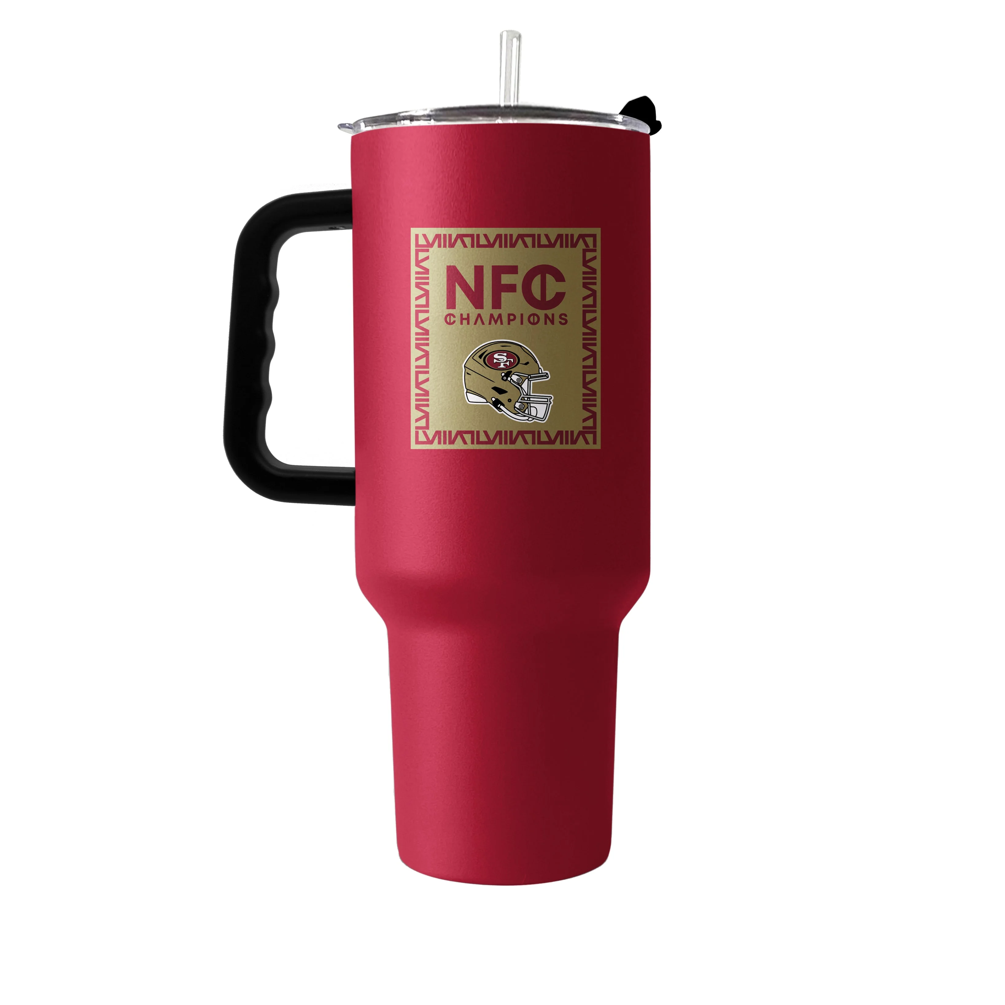 San Francisco 49ers 40oz Conference Champs Powder Coat Tumbler