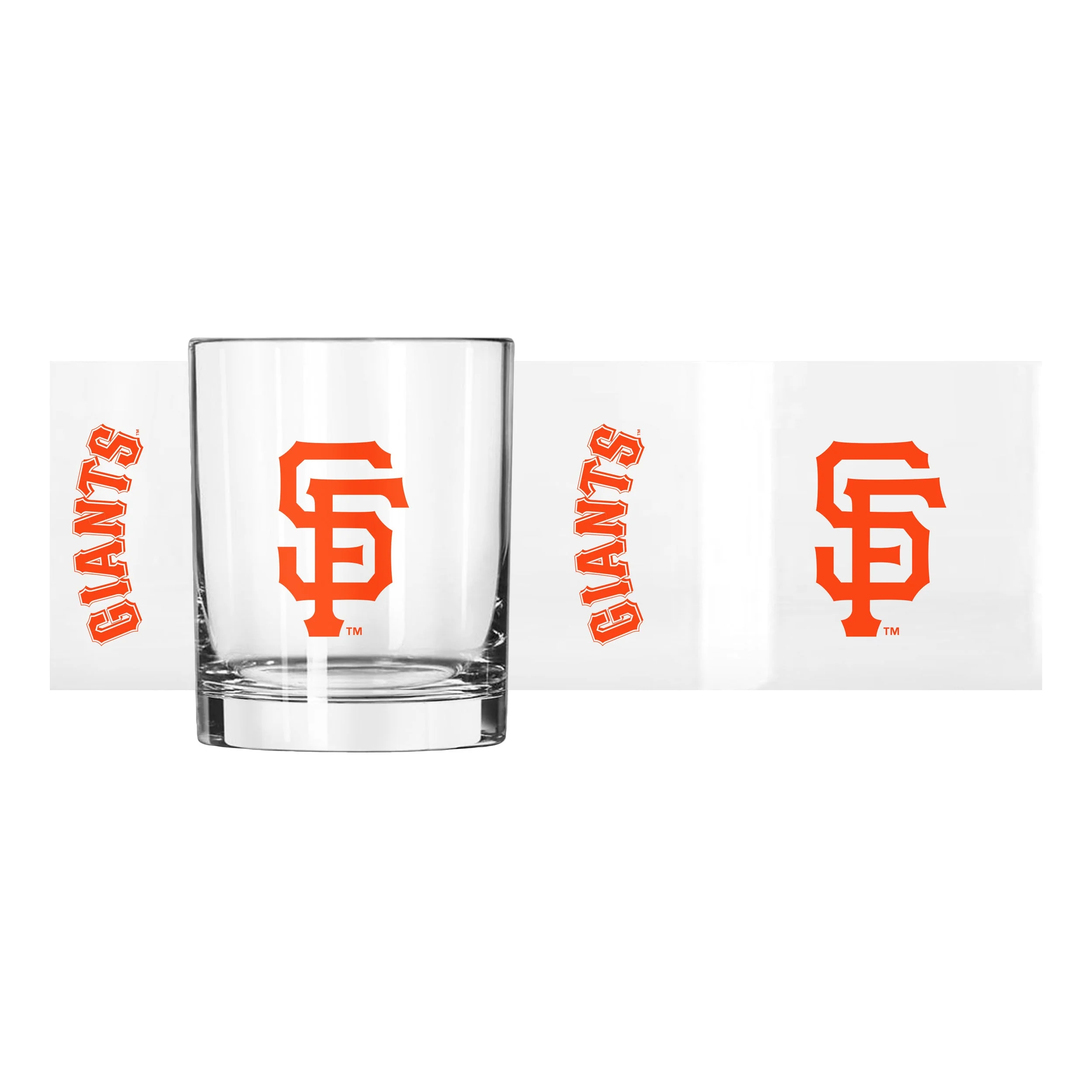 San Francisco Giants 14oz Gameday Rocks Glass - Image 2