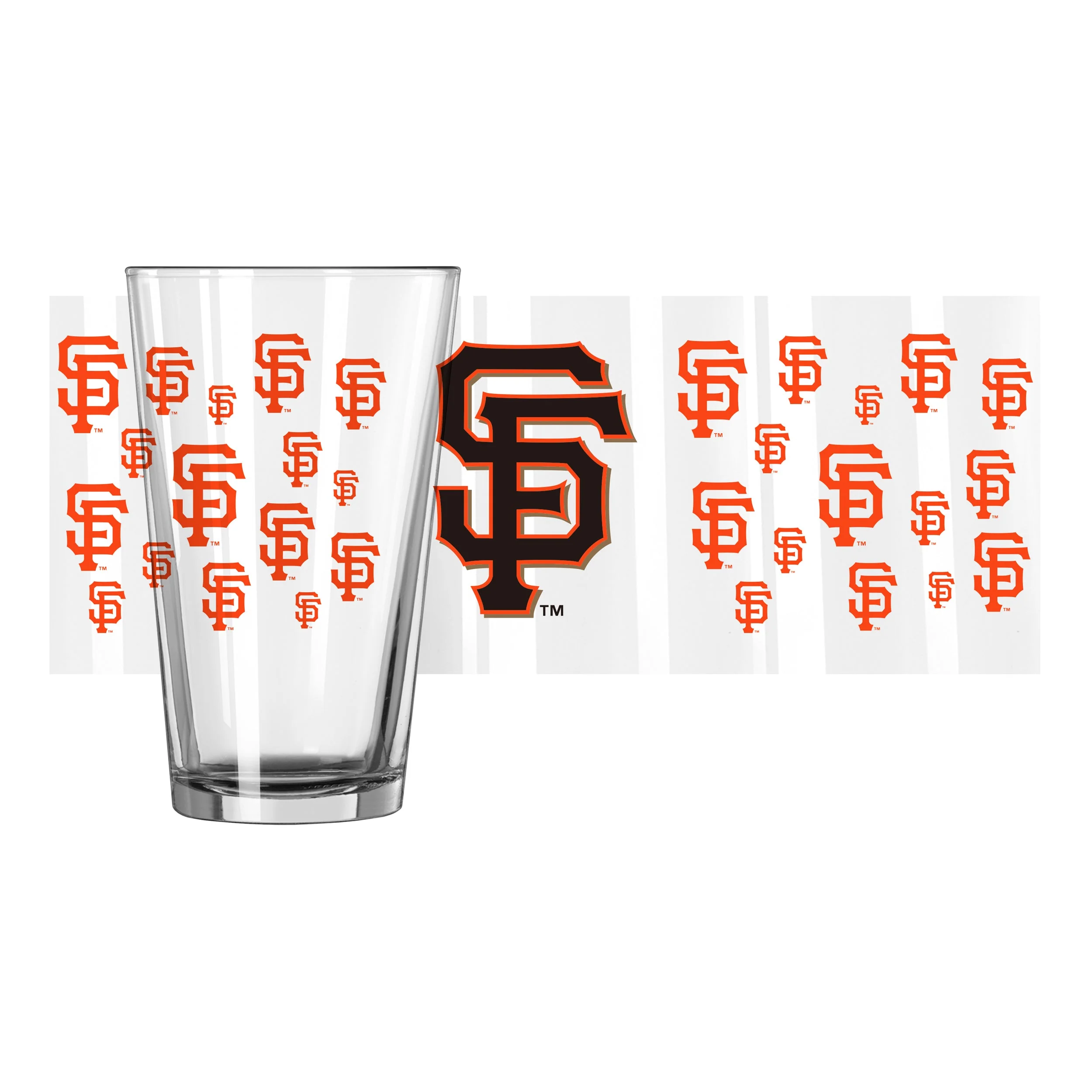 San Francisco Giants 16oz Scatter Pint Glass - Image 2