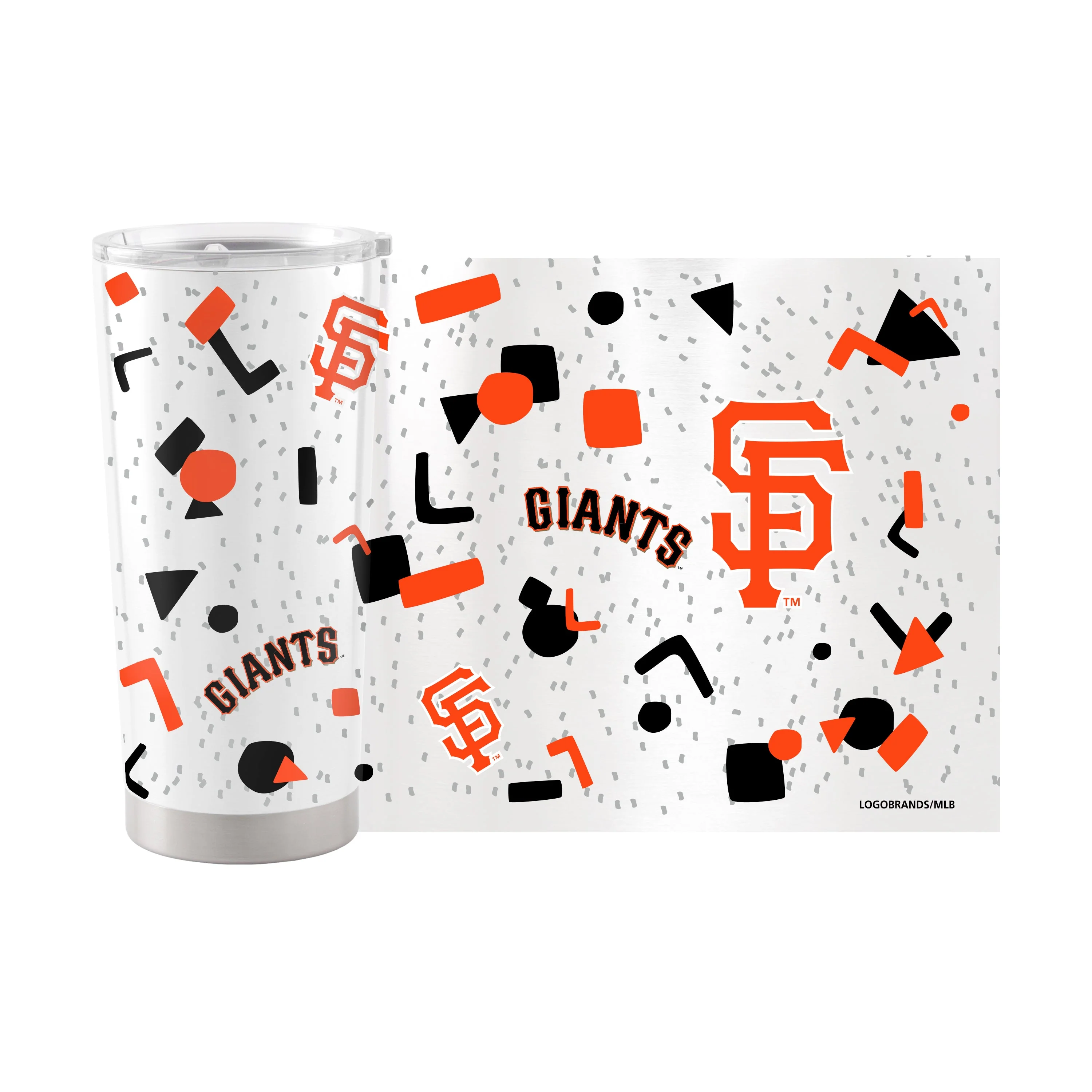 San Francisco Giants 20oz Flashback Stainless Steel Tumbler - Image 2