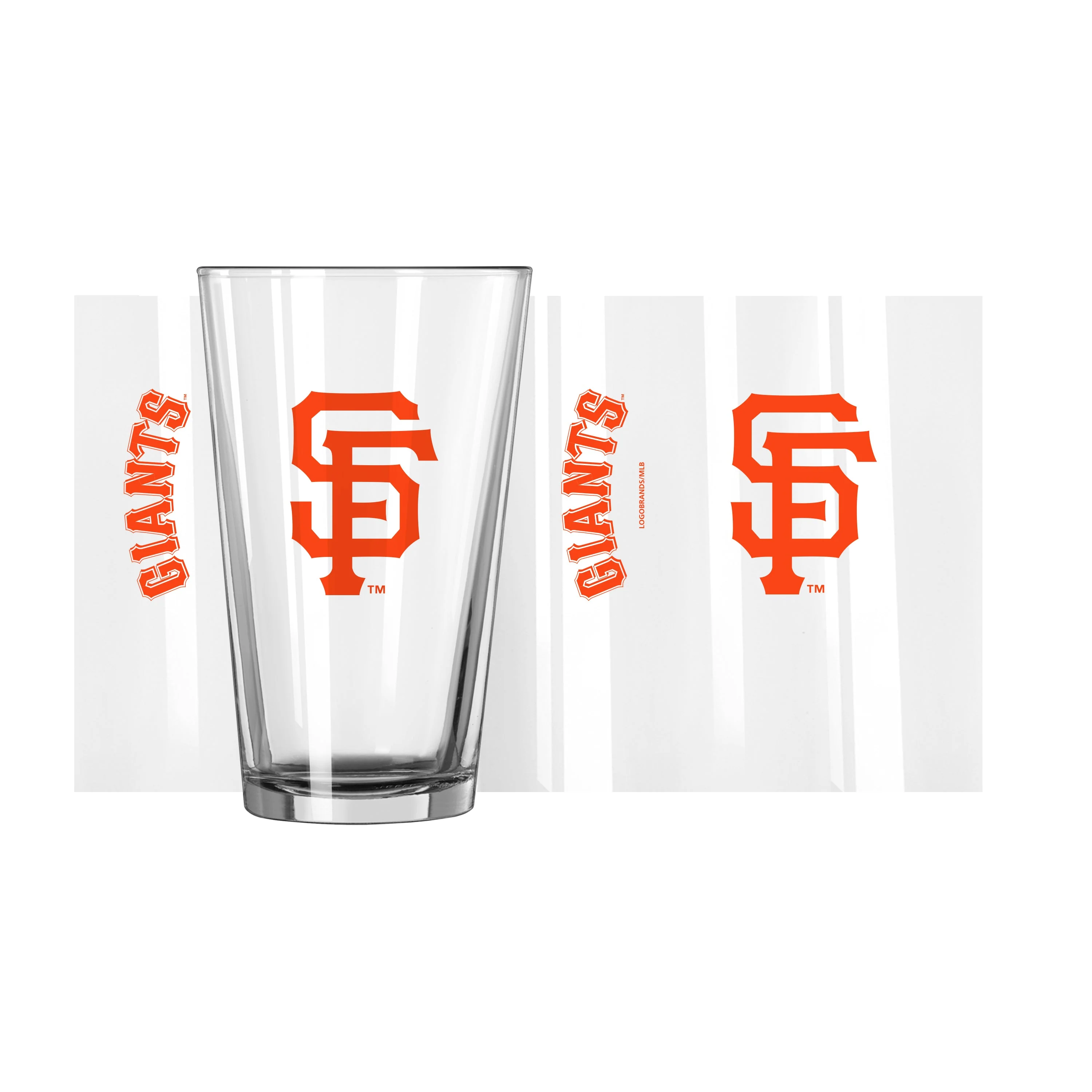 San Francisco Giants Orange 16oz Gameday Pint Glass - Image 2