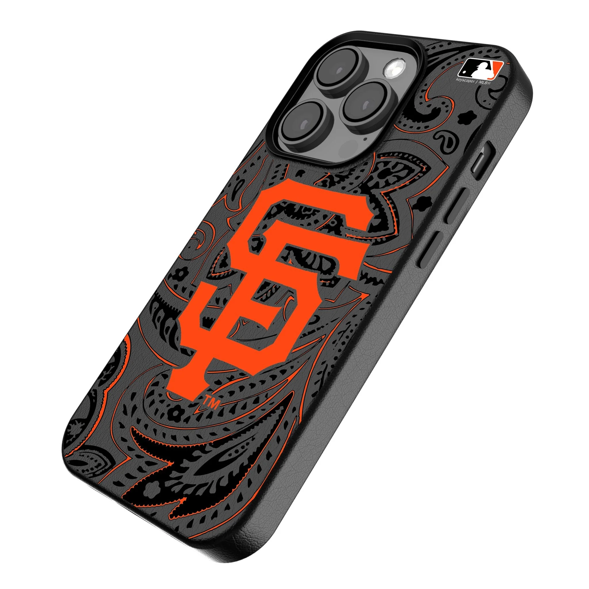 San Francisco Giants Paisley MagSafe Compatible Phone Case for Apple iPhone - Image 2