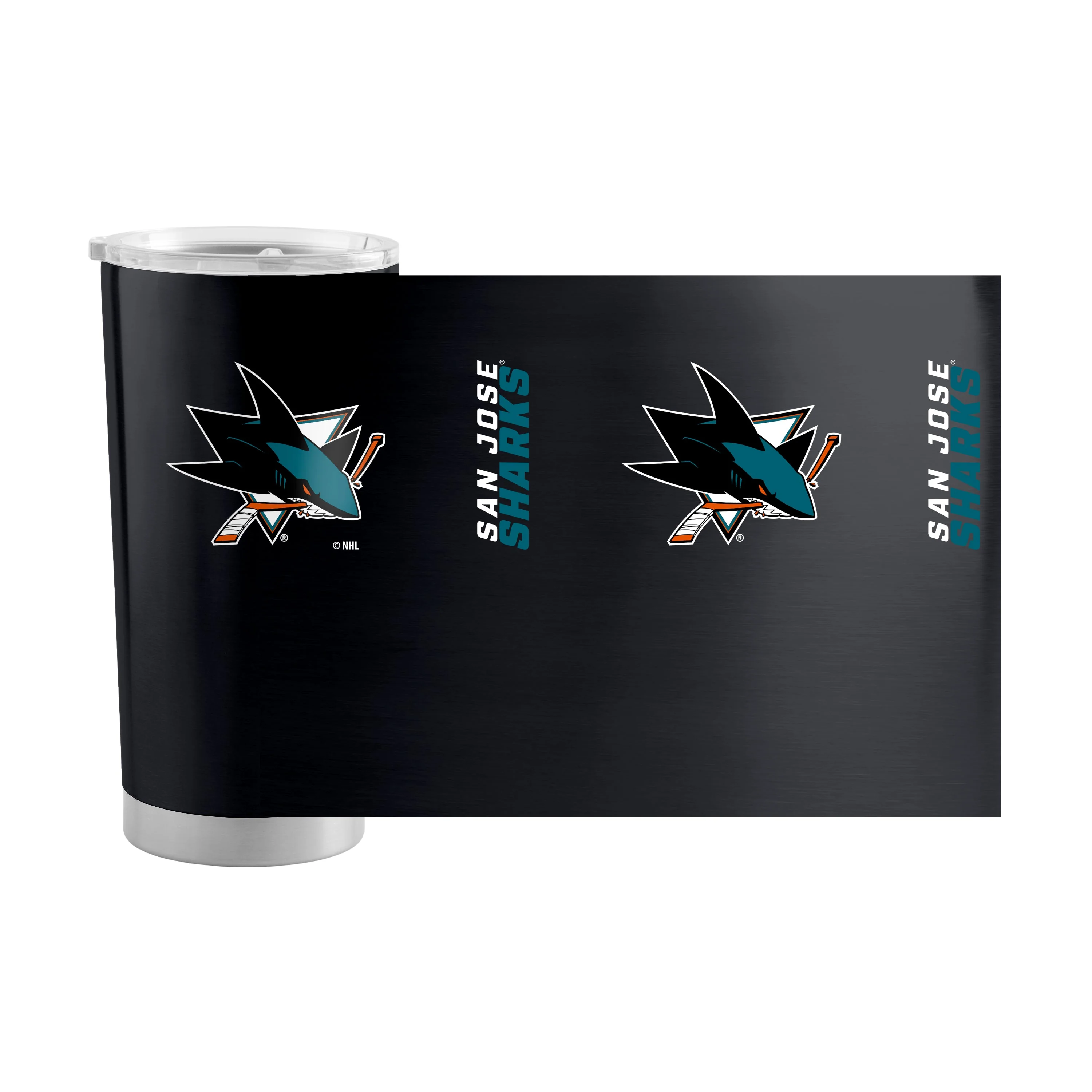 San Jose Sharks 20oz Gameday Stainless Steel Tumbler - Image 2