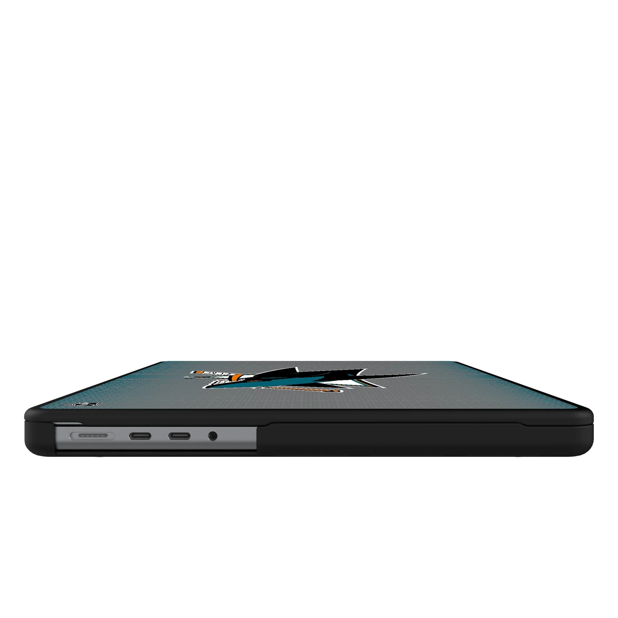 San Jose Sharks Linen Laptop Case for Apple MacBook - Image 6