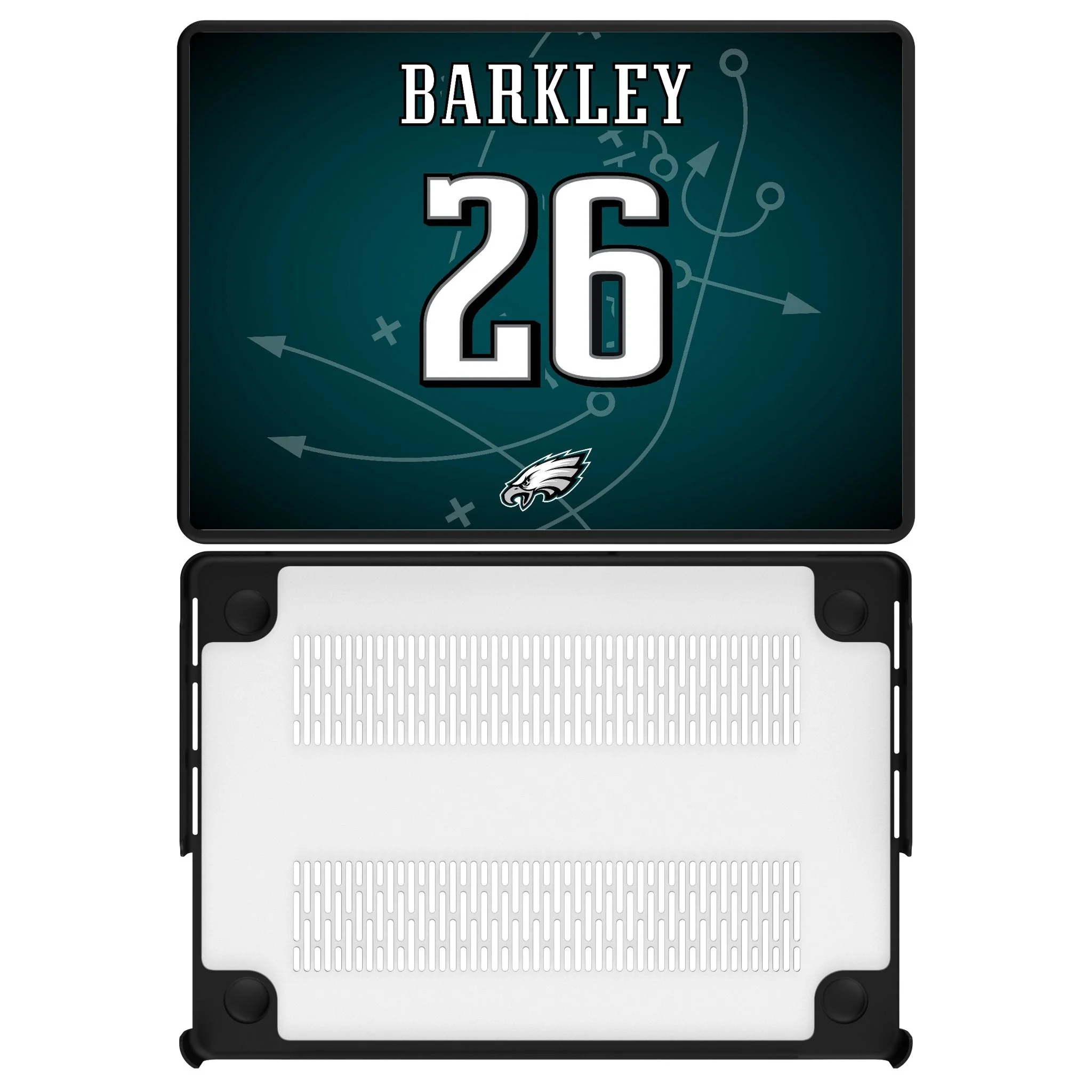Saquon Barkley Philadelphia Eagles 26 Game Tactic Laptop Case for Apple MacBook