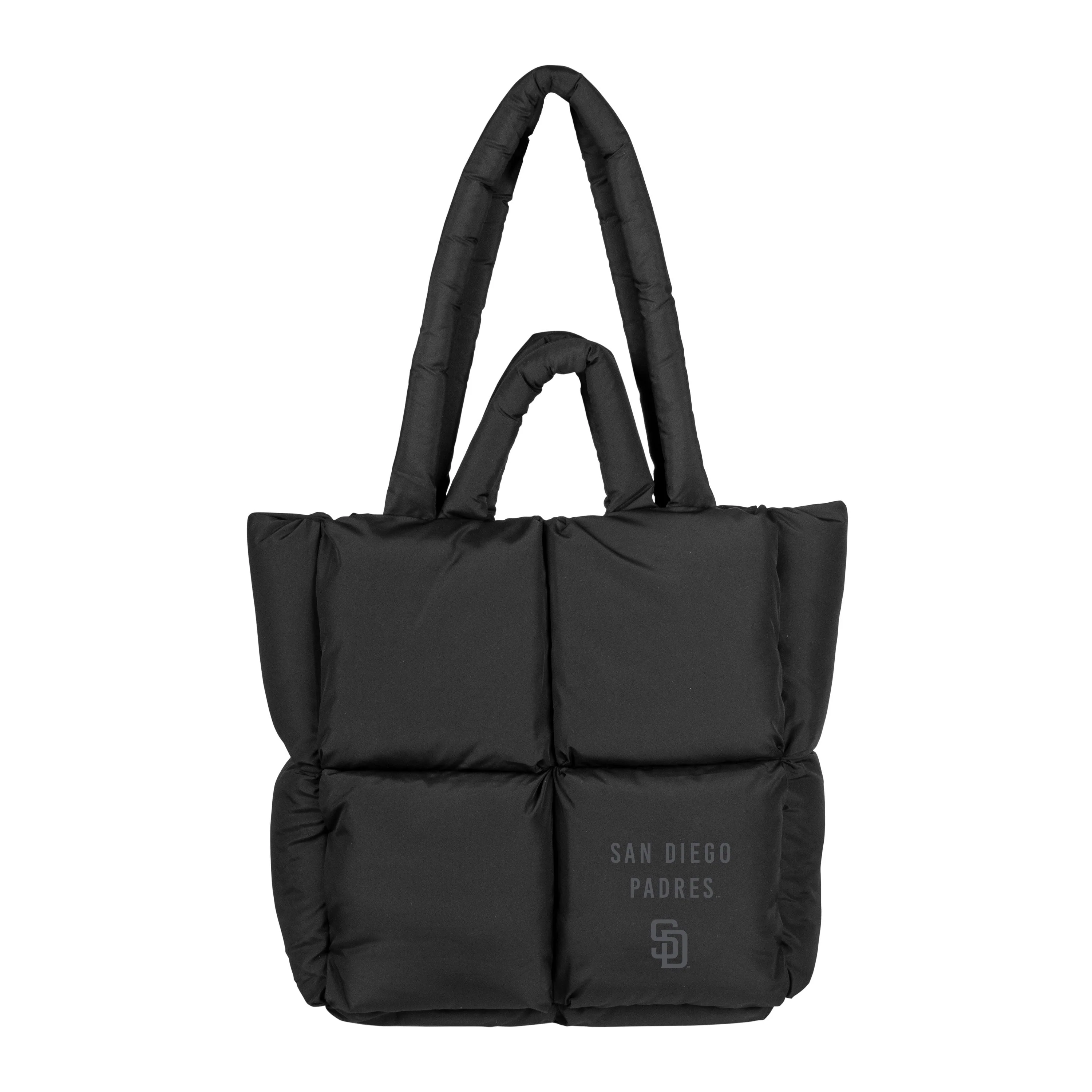 SD Padres Black Puff Tote