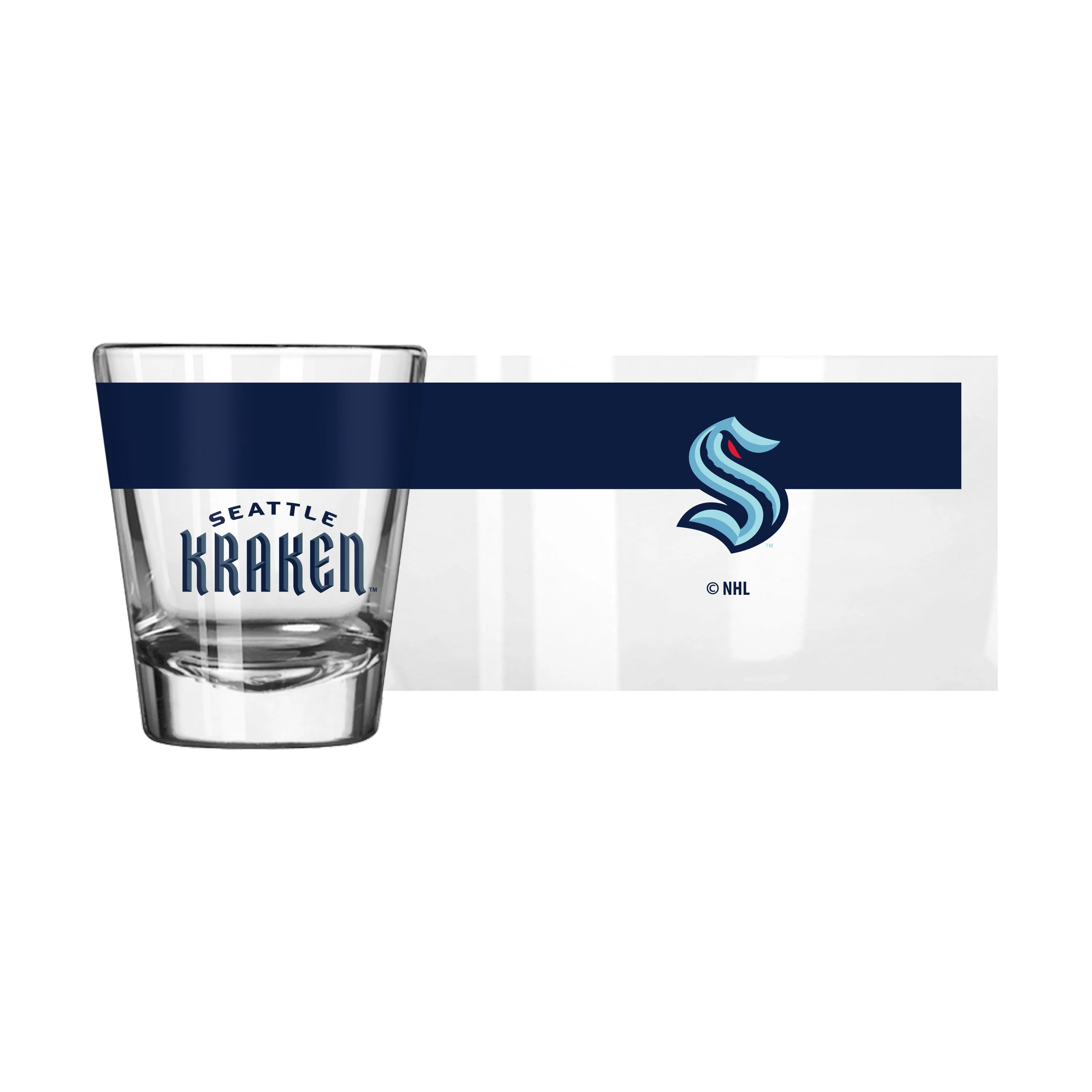 Seattle Kraken 2oz Colorblock Shot Glass - Image 2