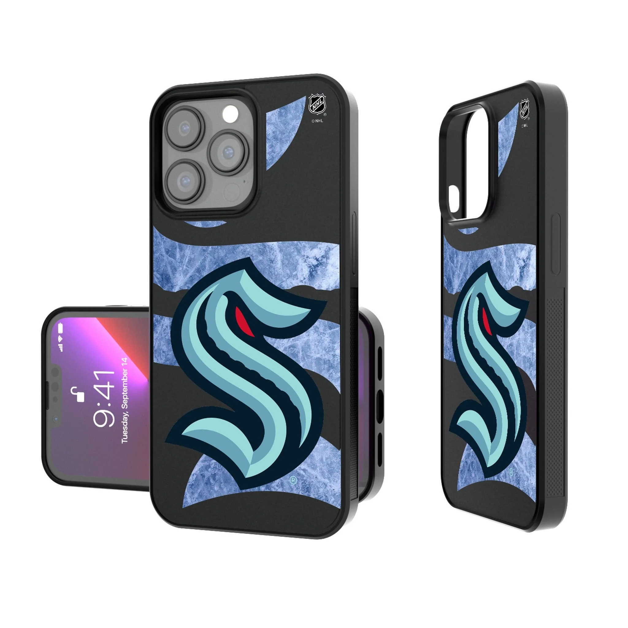Seattle Kraken Ice Tilt Bump Phone Case