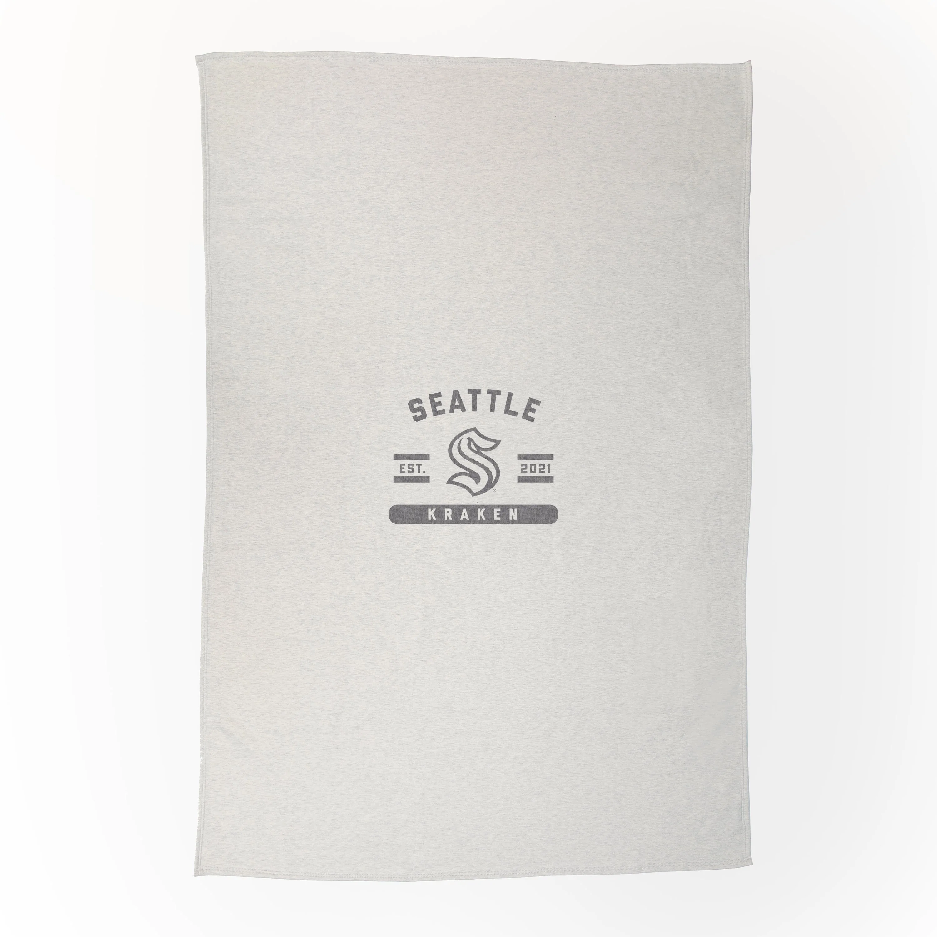 Seattle Kraken Oatmeal Sweatshirt Blanket