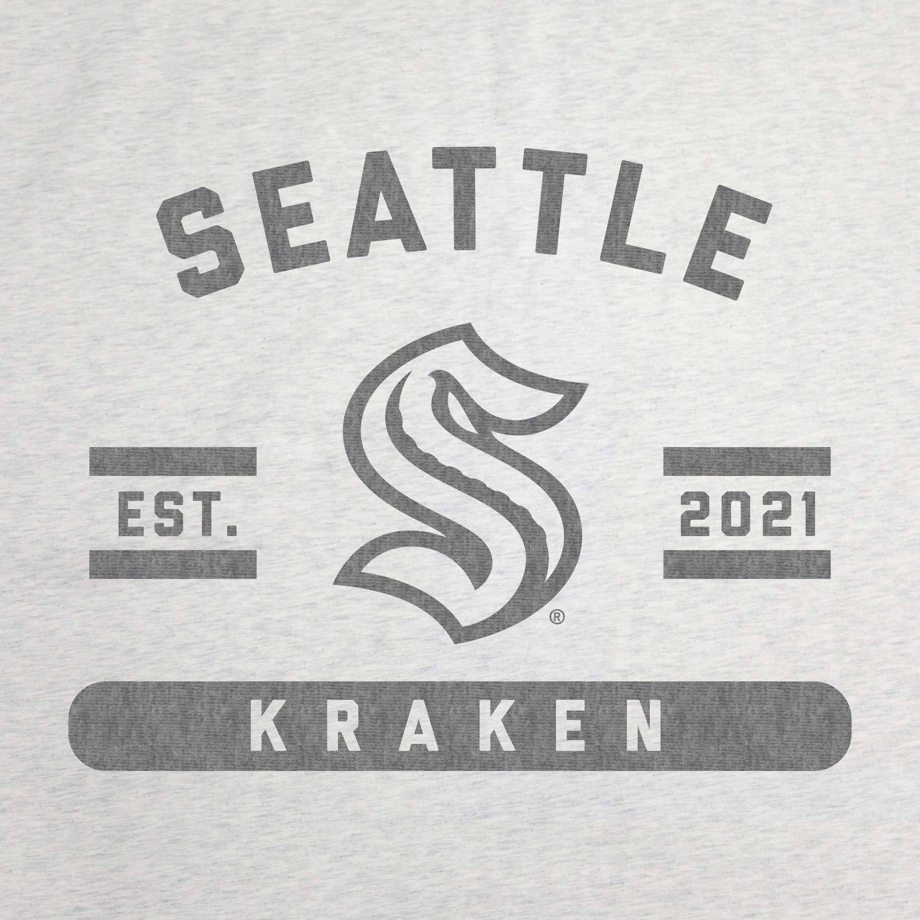 Seattle Kraken Oatmeal Sweatshirt Blanket - Image 2