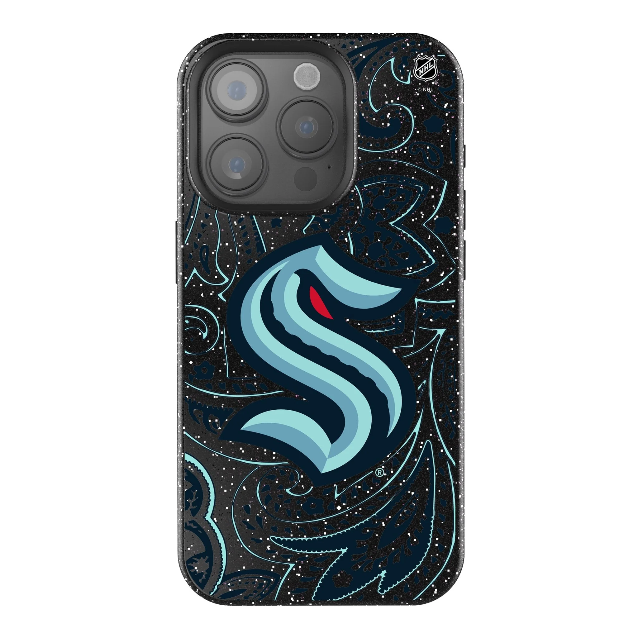 Seattle Kraken Paisley Bling Phone Case