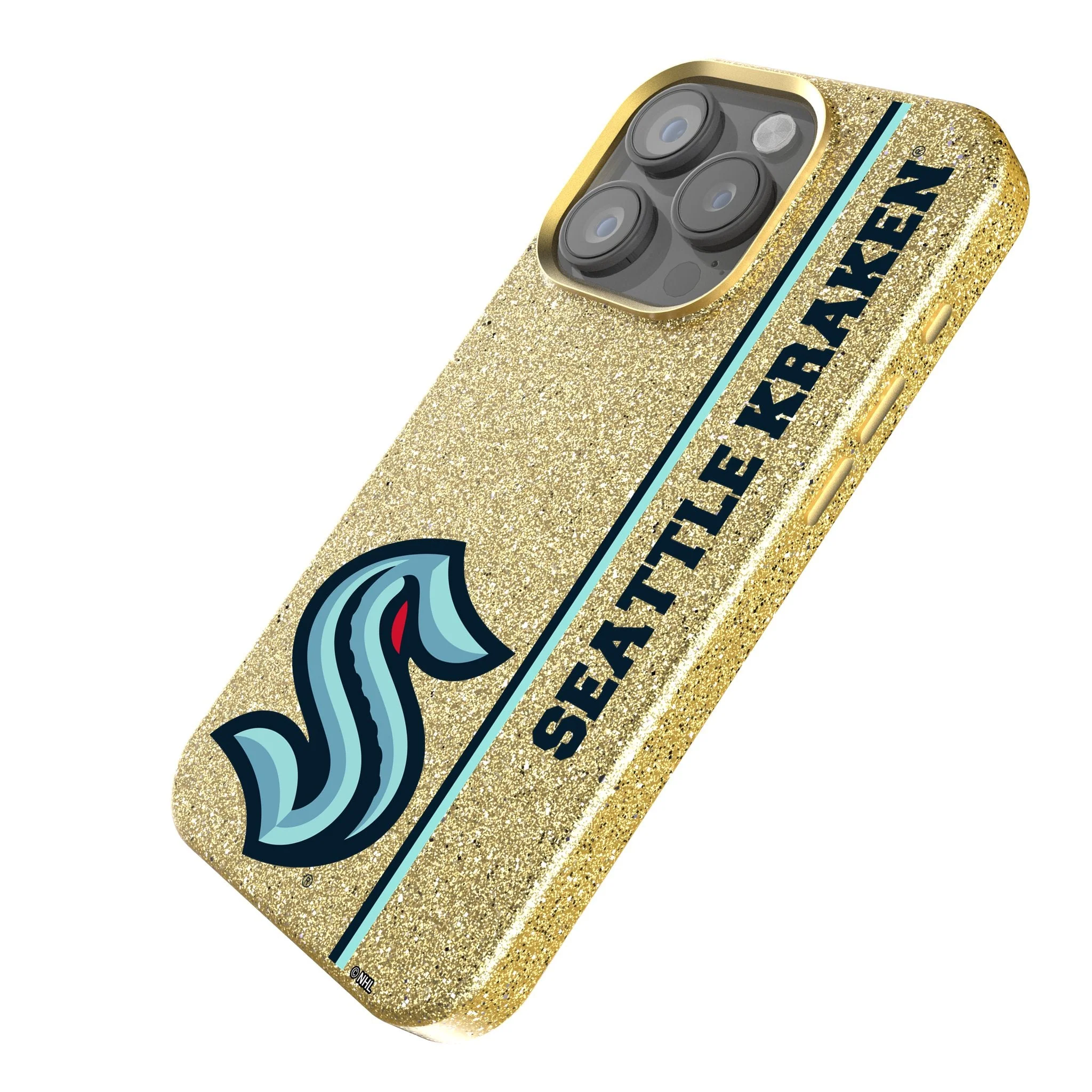 Seattle Kraken Sidebar Bling Phone Case - Image 2